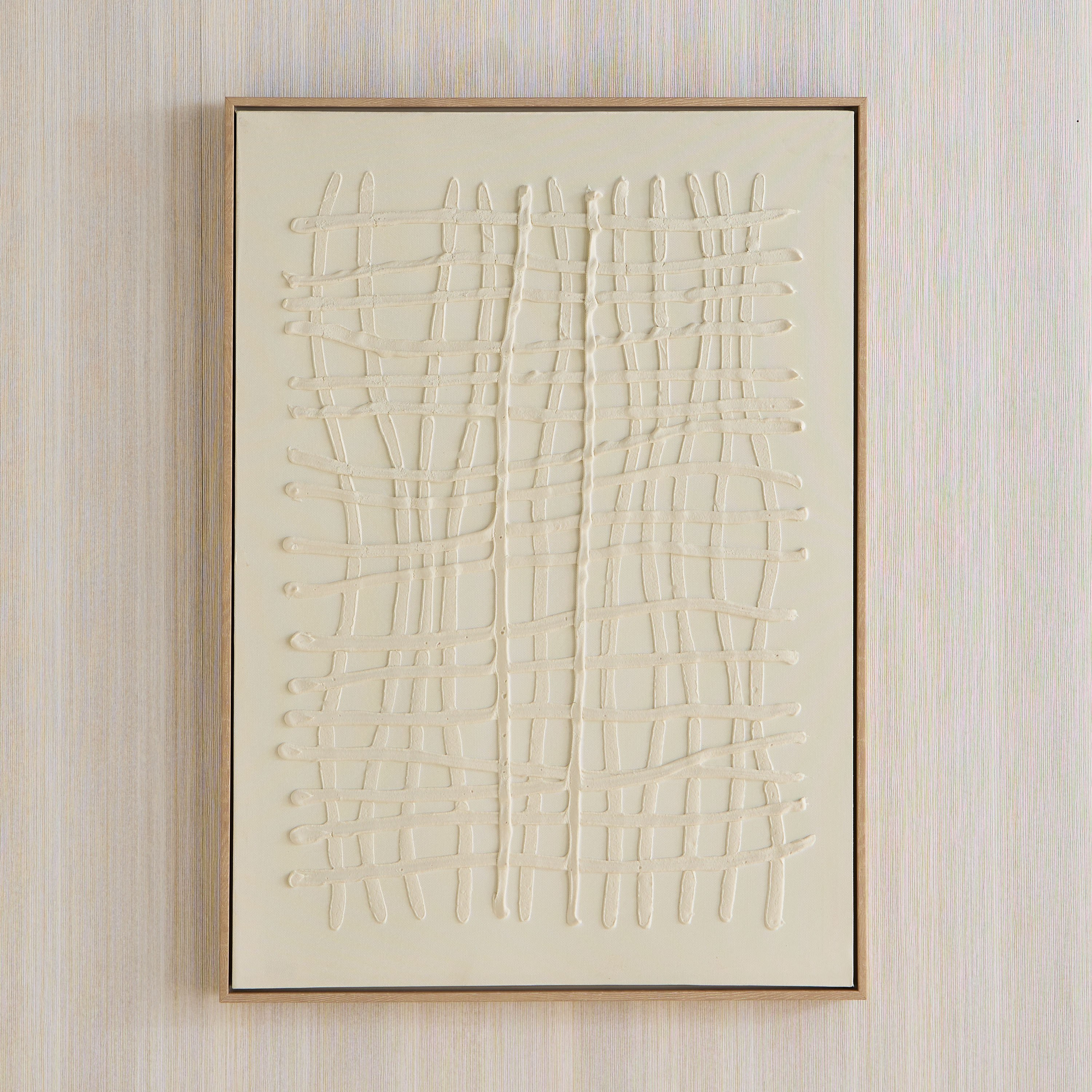 Latigo 3D Framed Foam Board Wall Art with Net Plaster - 50x70x3 cm-hbxhomeware-hbxdecorandfurnishings-image-2
