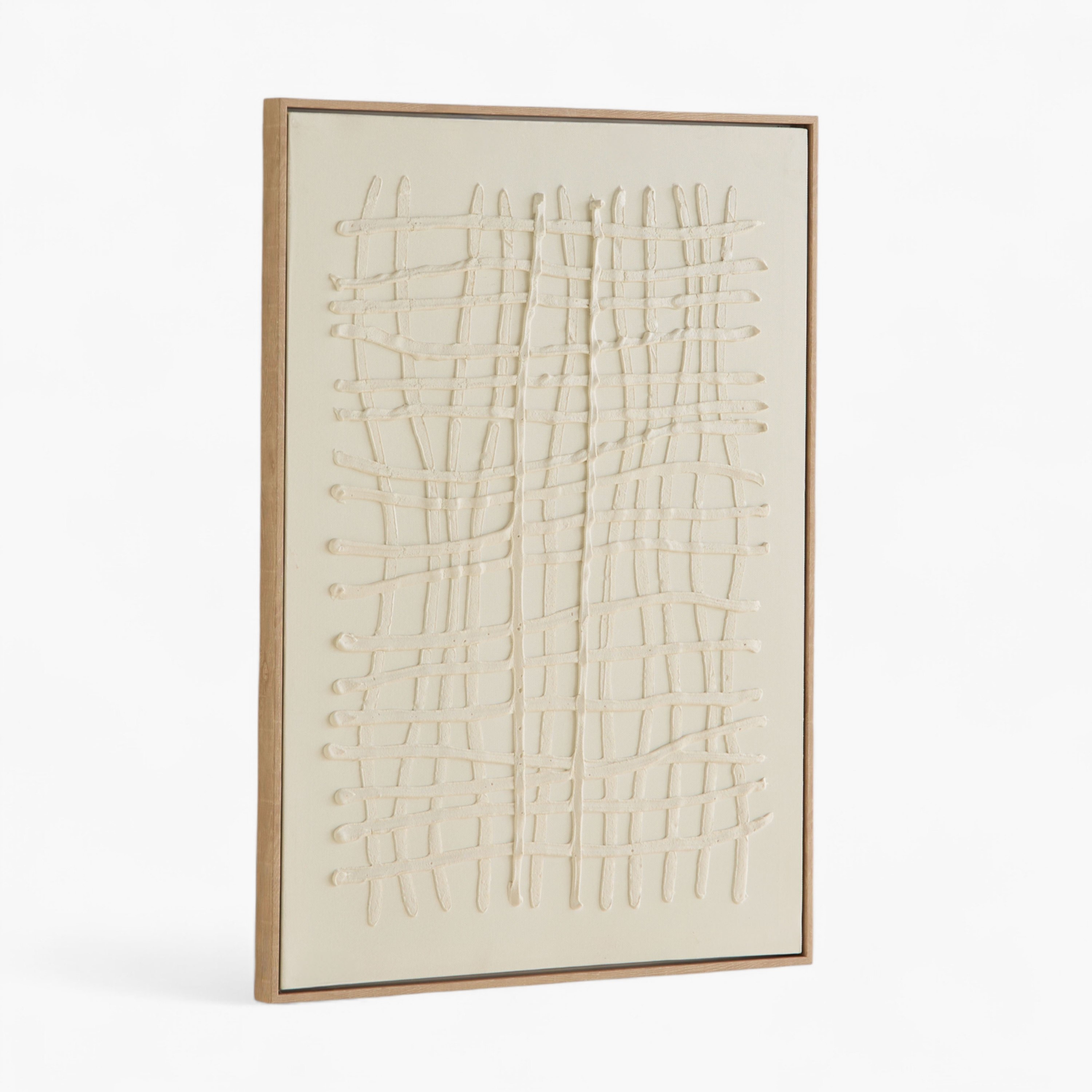 Latigo 3D Framed Foam Board Wall Art with Net Plaster - 50x70x3 cm-hbxhomeware-hbxdecorandfurnishings-image-5