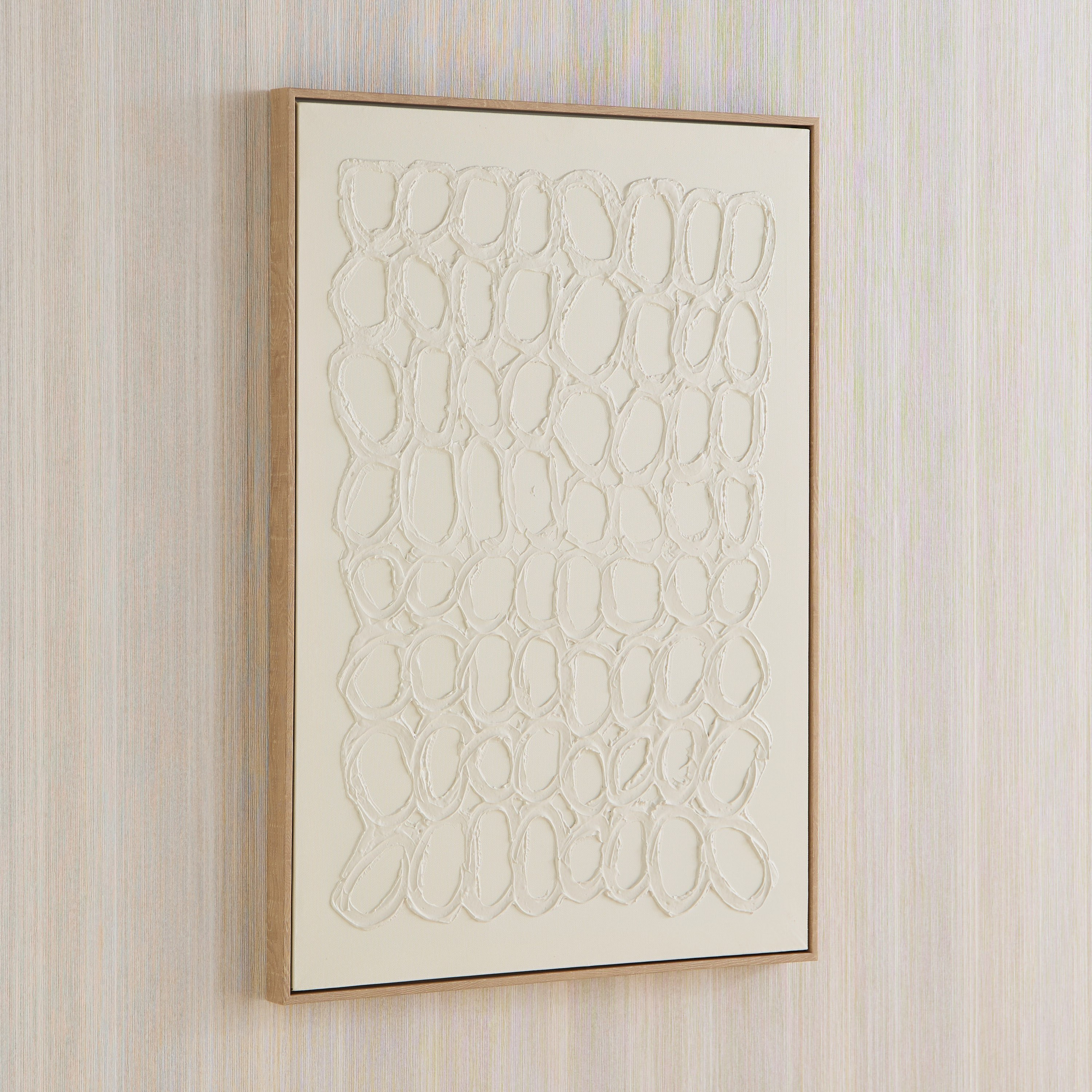 Latigo 3D Framed Foam Board Wall Art with Loop Plaster - 50x70x3 cm-hbxhomeware-hbxdecorandfurnishings-image-1