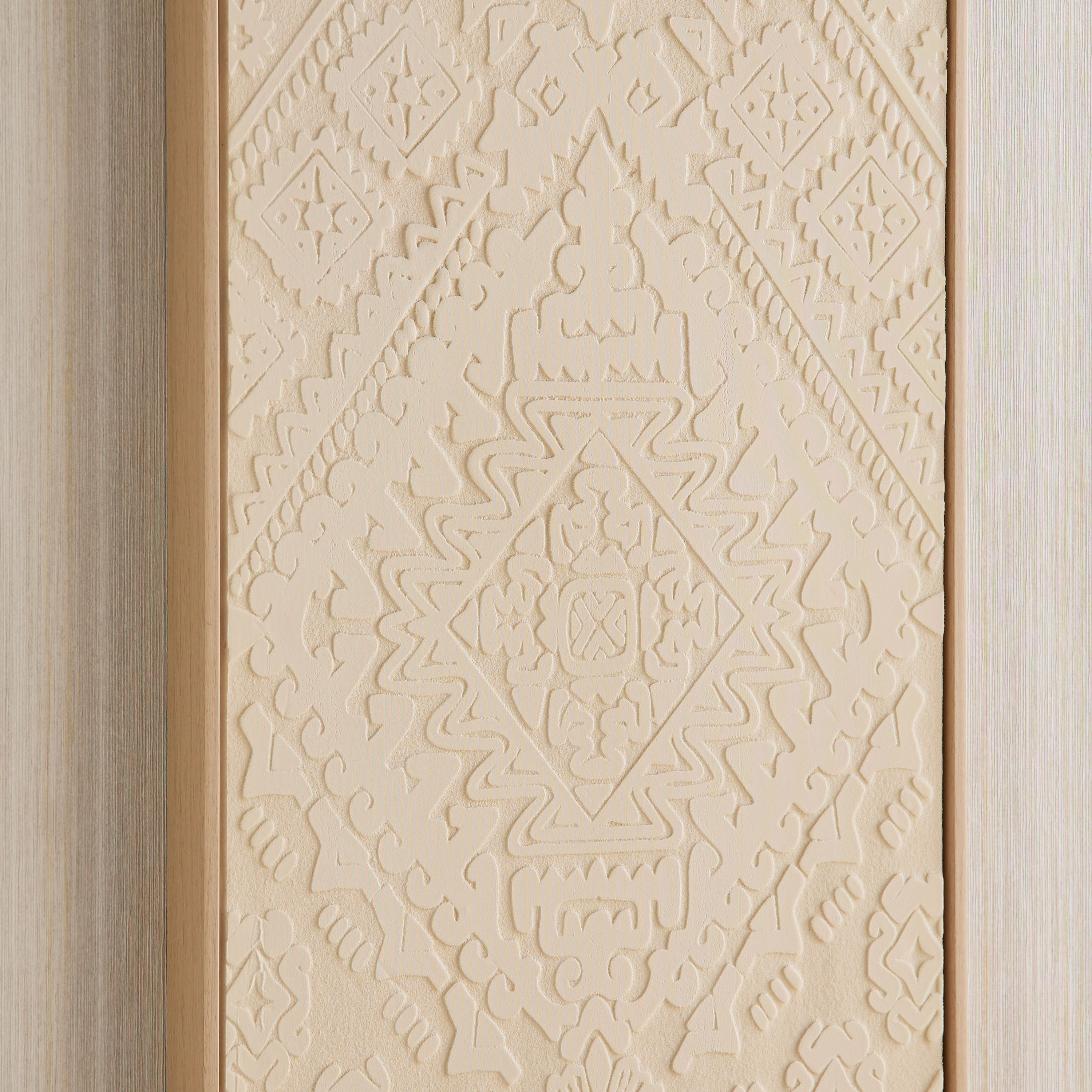 Latigo 3D Framed Foam Board Wall Art With Ethnic Plaster - 40x120x4 cm-PROMO_HB_AE_B1G1_250925-image-3