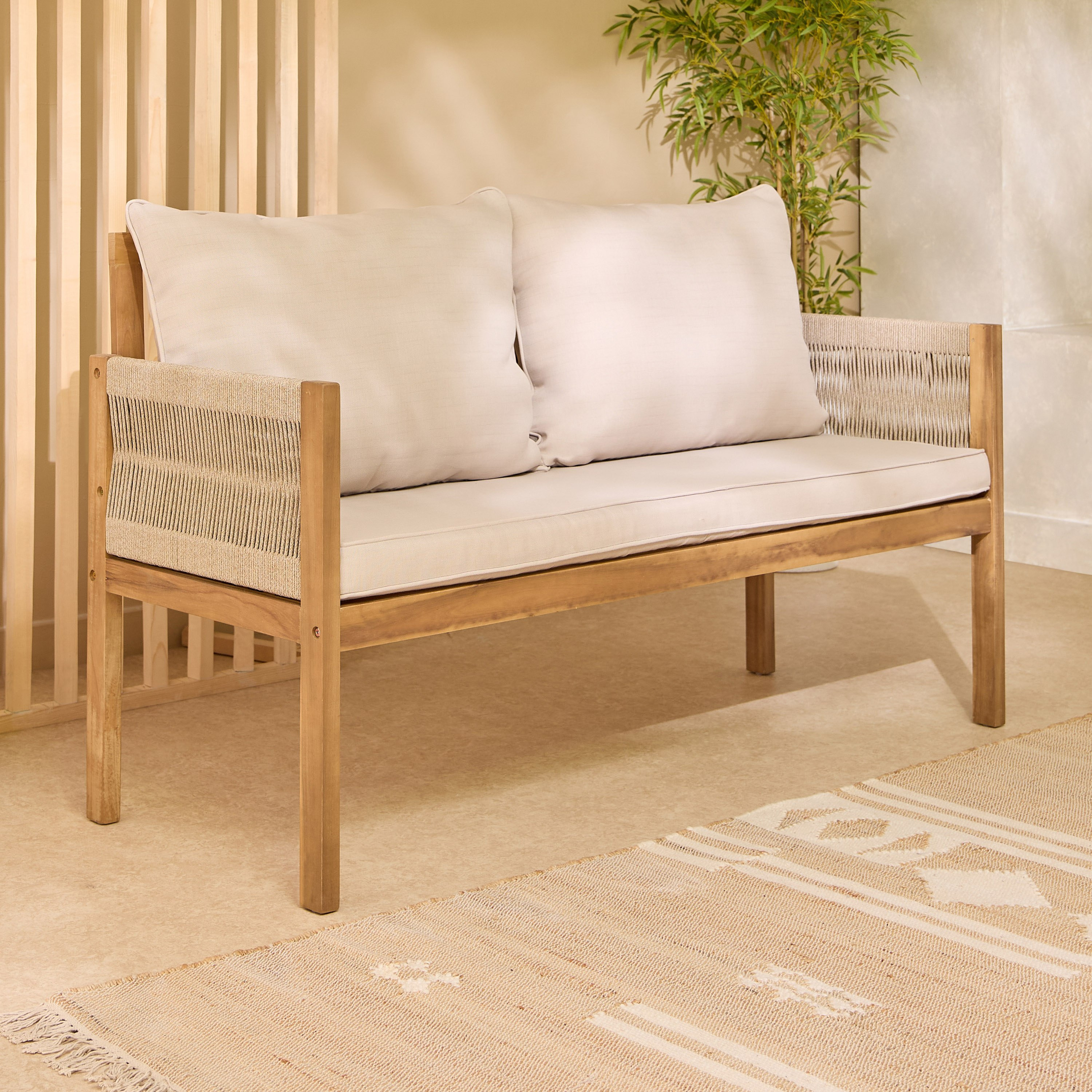 مقعد بنش خارجي بمقعدين مع وسادة - فيرا أوبرا من موڤو-hbxfurniture-outdoor-sofasets-image-1