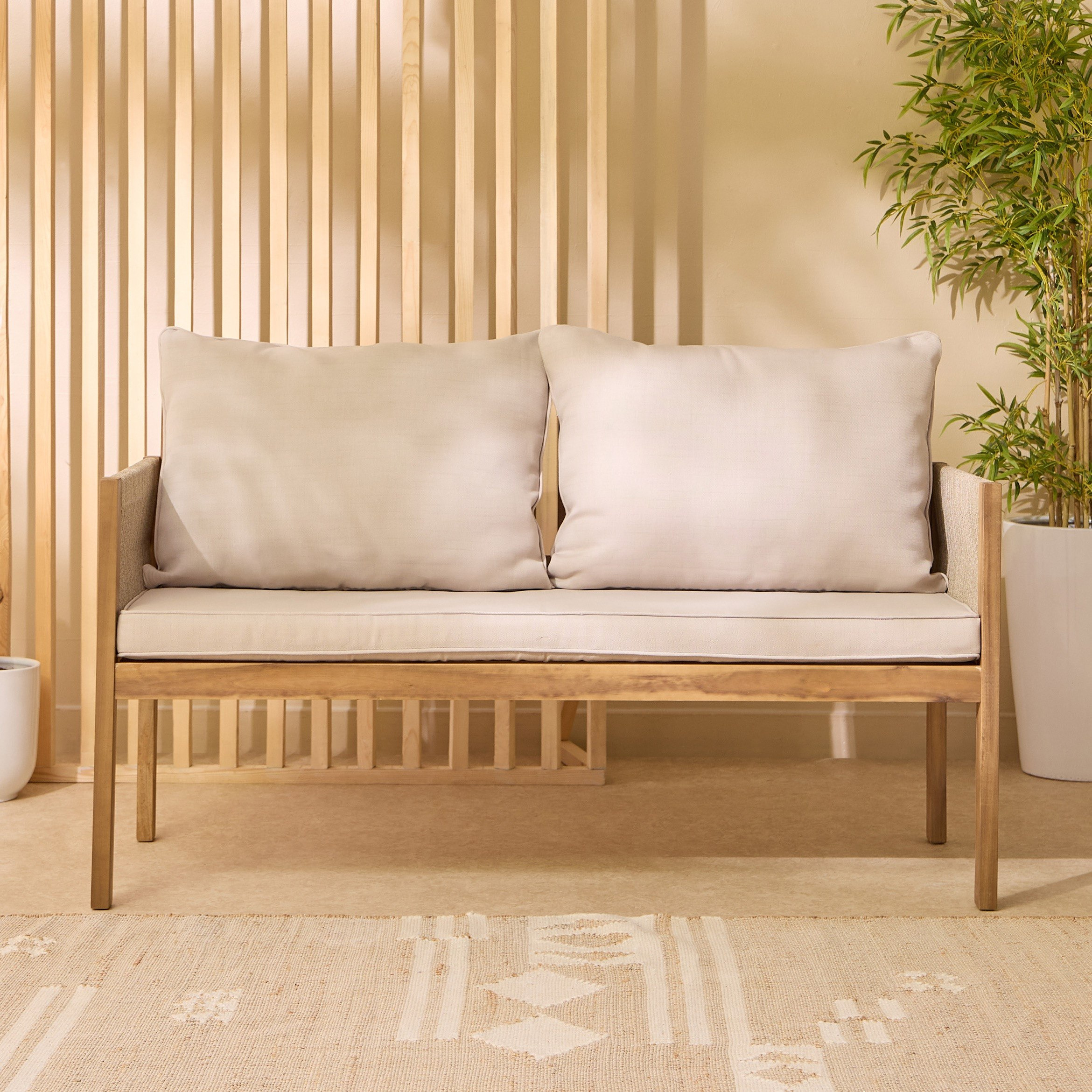 مقعد بنش خارجي بمقعدين مع وسادة - فيرا أوبرا من موڤو-hbxfurniture-outdoor-sofasets-image-2