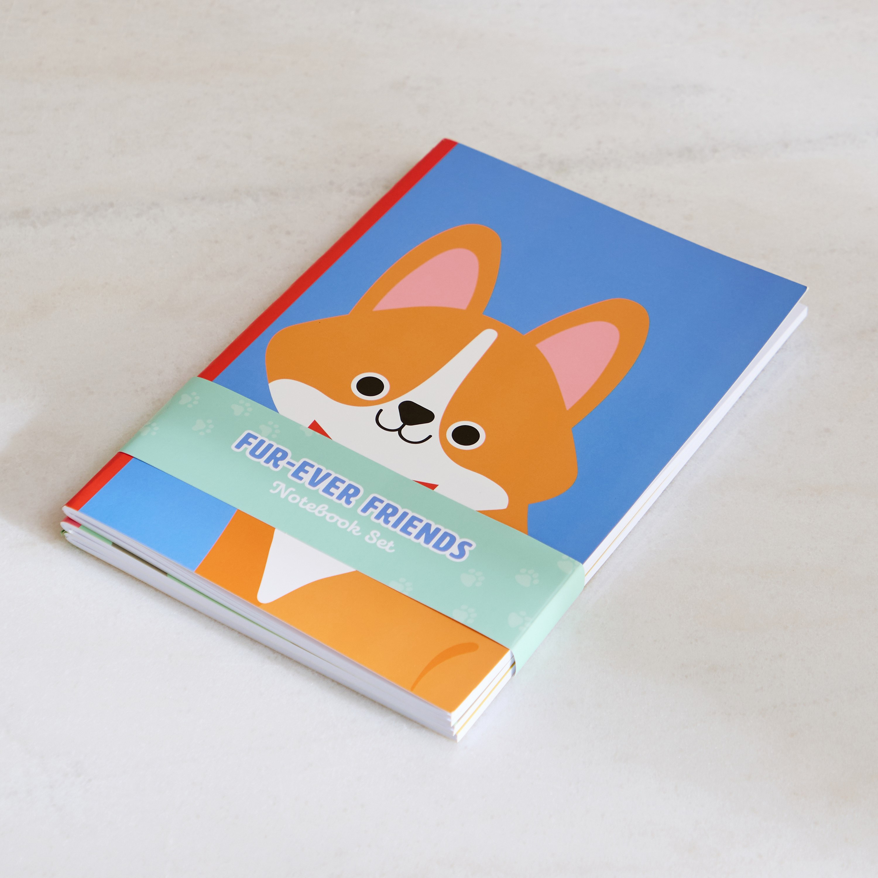 دفاتر ملاحظات مقاس A5 بـ32 ورقة هابي بيت من سكربل - طقم من 3 قطع-hbxkidsandyouth-playroom-stationery-image-2