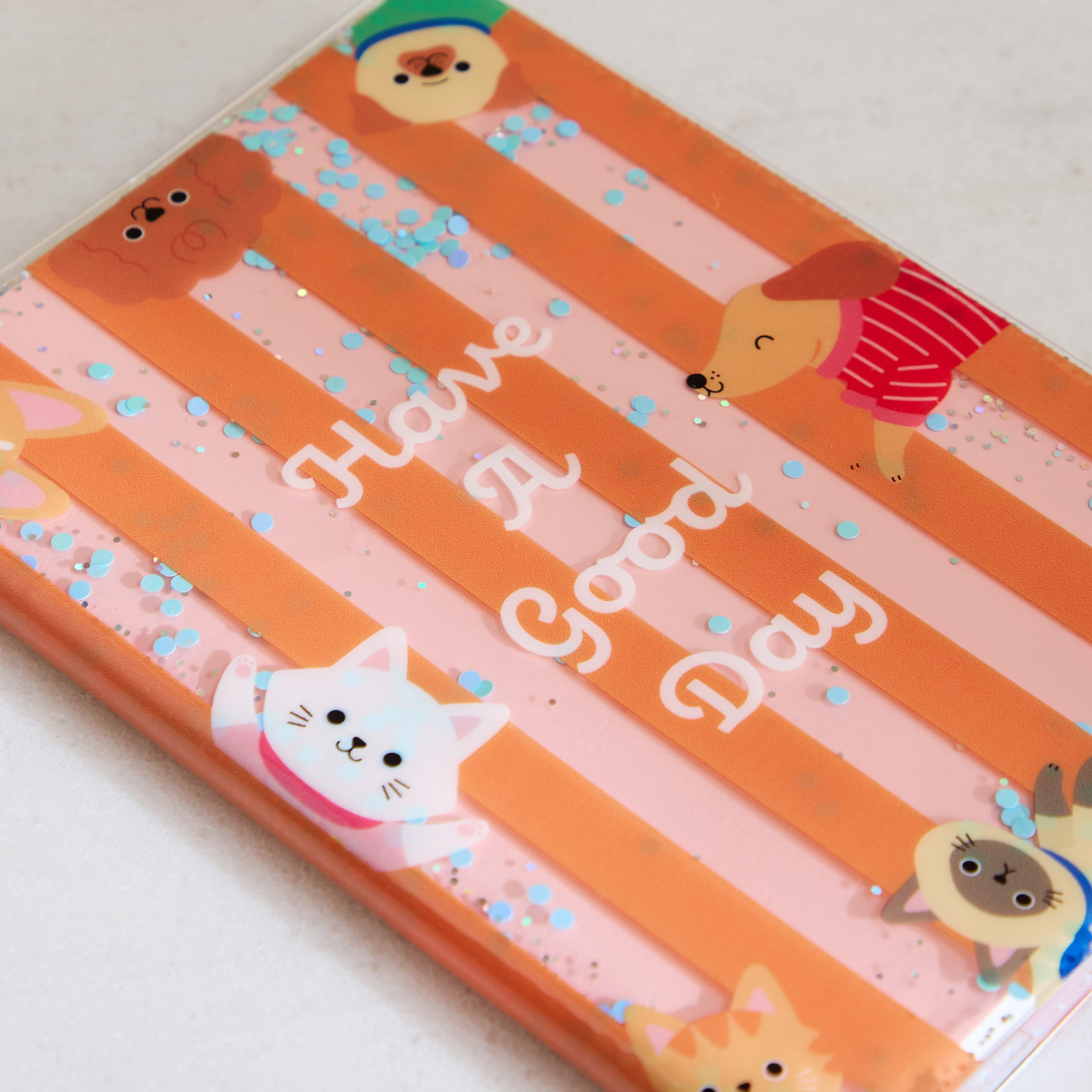 Scribble Peek-a-Boo with Glitter B6 80-Sheet Notebook - 12.3x18 cm-hbxkidsandyouth-playroom-stationery-image-3