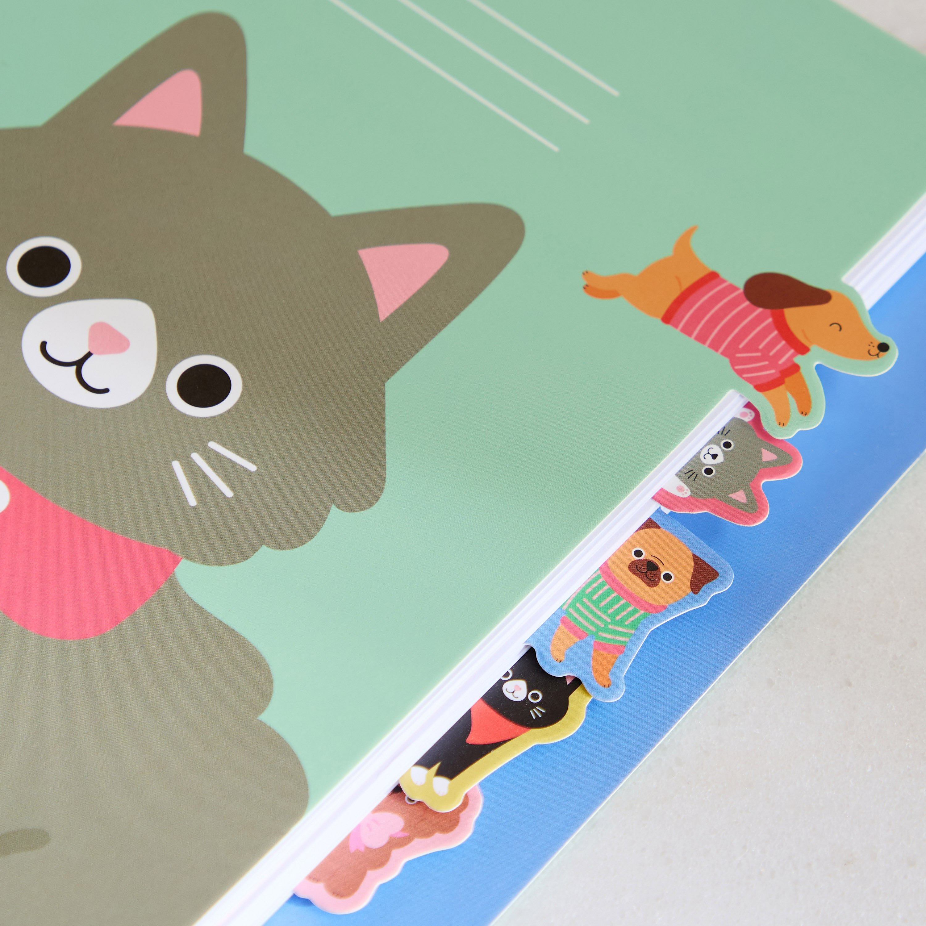دفتر ملاحظات مقاس A5 بـ80 ورقة باوزيتيف من سكربل - 14.2×21 سم-hbxkidsandyouth-playroom-stationery-image-4