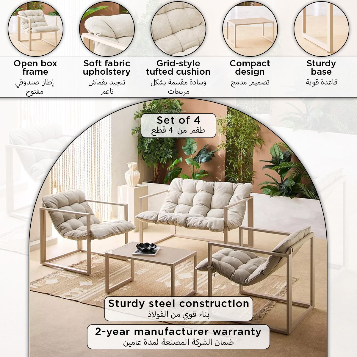 Vera Argon 2+1+1 Outdoor Set with Coffee Table and Cushion-hbxoutdoor-hbxoutdoorfurniture-sofasets-image-23