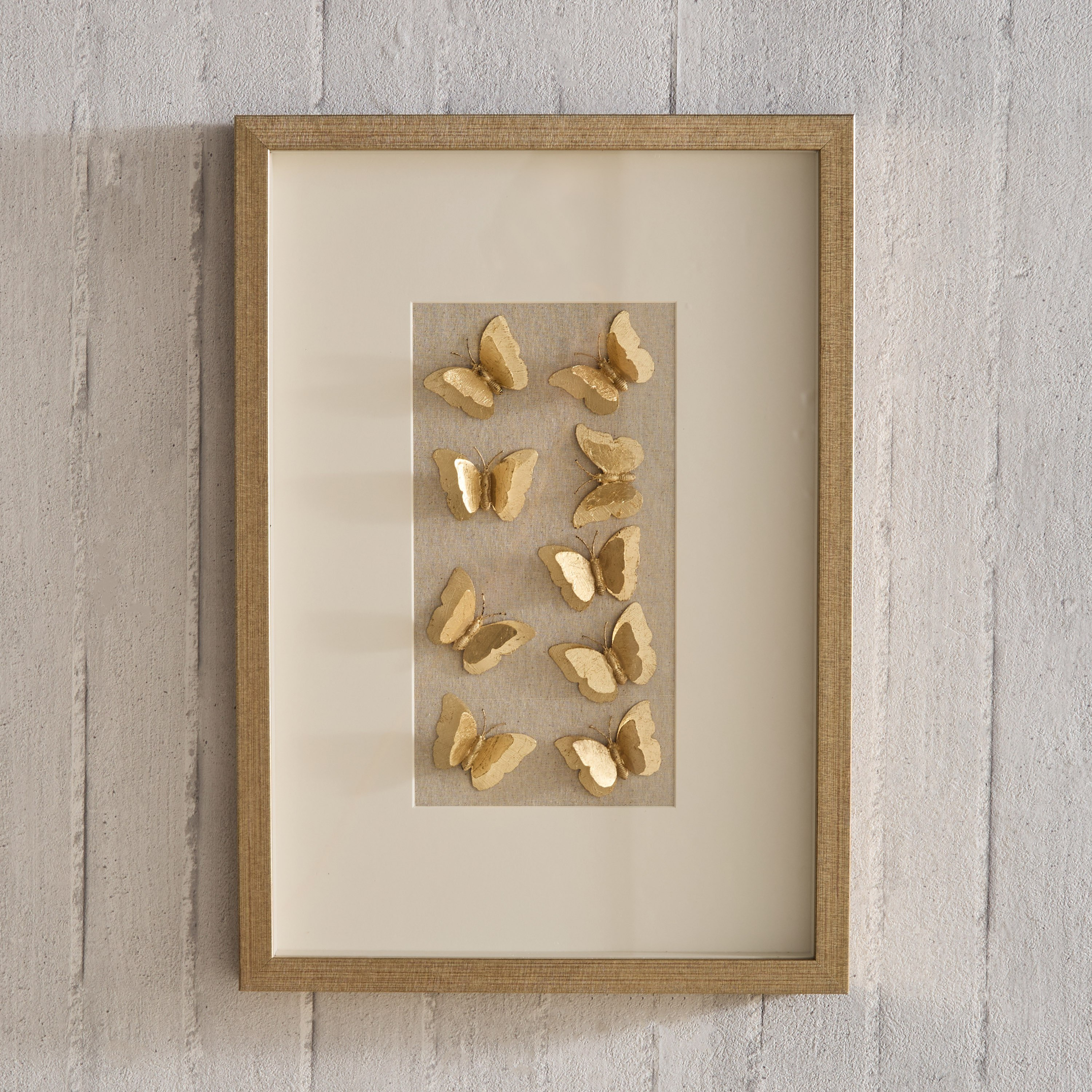 صندوق ظل فراشات بوليريسين بإطار من أوليفيا - 35x50 سم-hbxdiningroom-walldecor-wallart-image-5