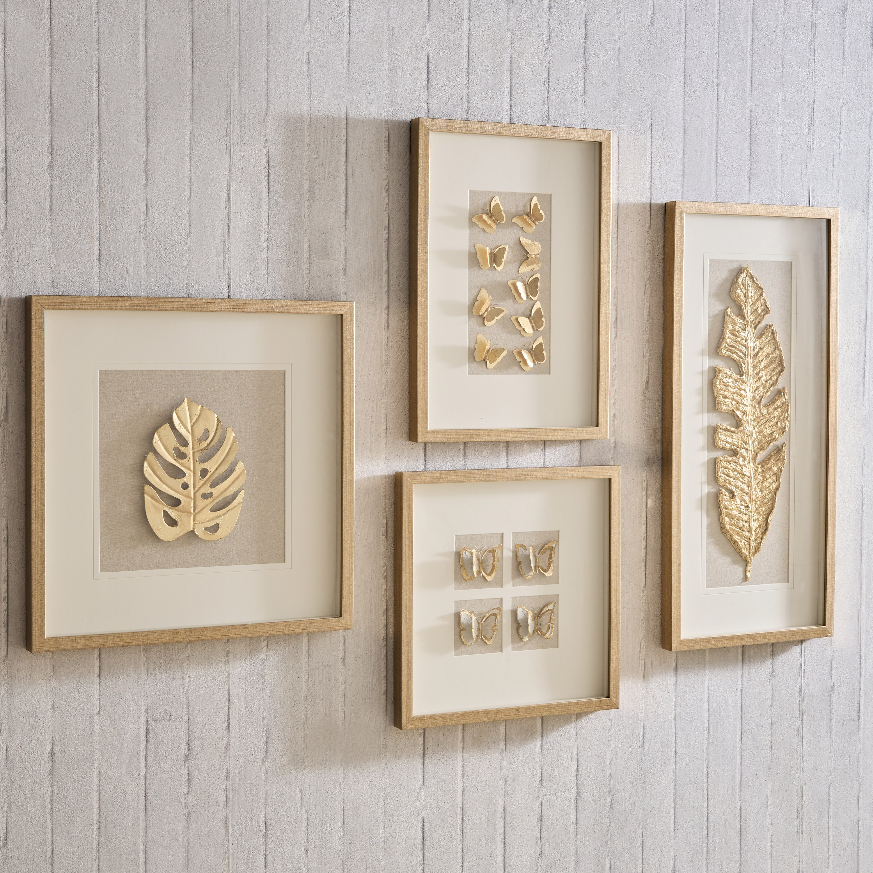 صندوق ظل بتصميم ورق شجر مع إطار من أوليفيا - 50x50 سم-hbxdiningroom-walldecor-wallart-image-4