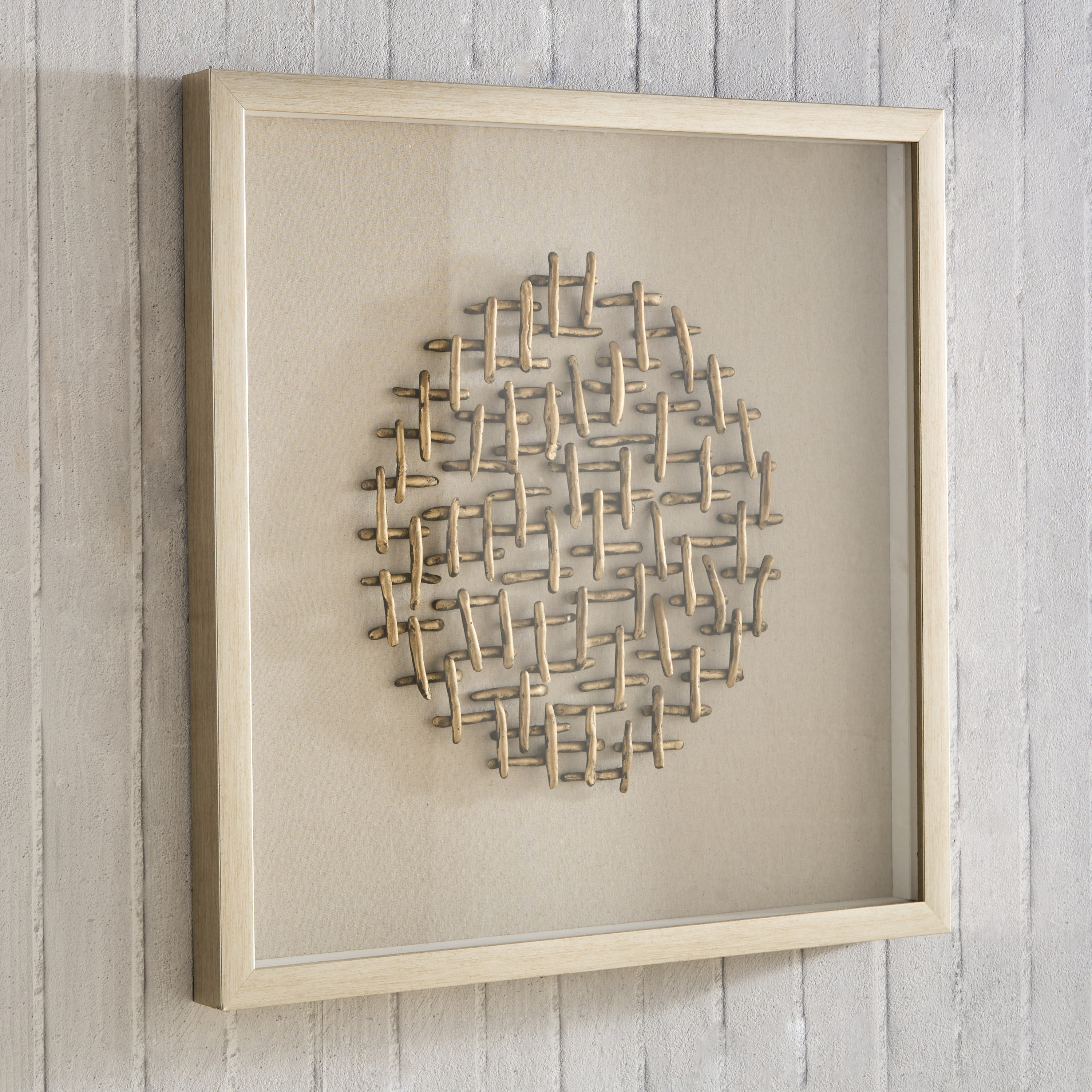 صندوق ظل دائري بلون ترابي فاتح بإطار شمع بوليسترين من أوليفيا - 60×60 سم-hbxdiningroom-walldecor-wallart-image-4