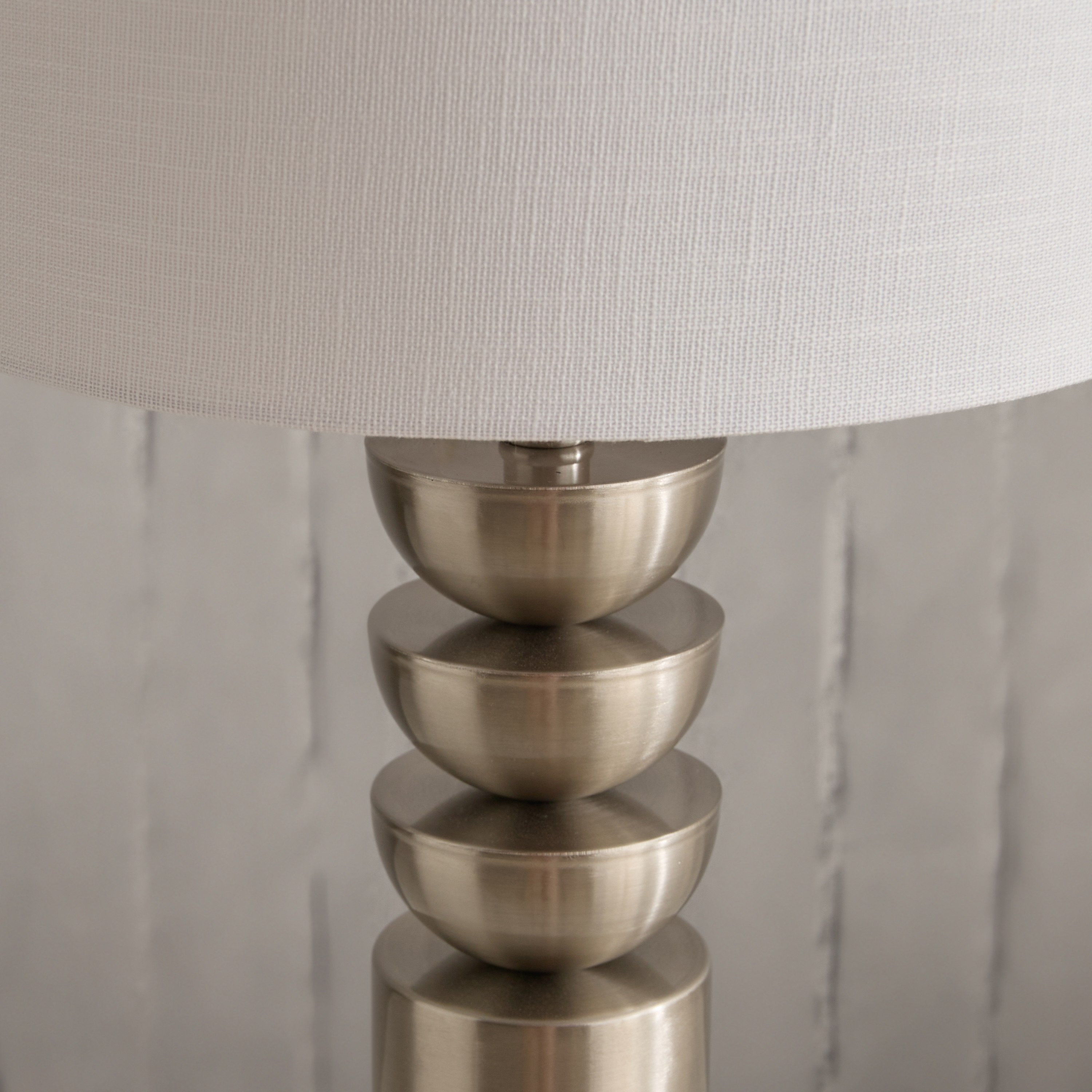 Diego Marisha Metal Table Lamp with Linen Shade - 54 cm-hbxbedroom-lighting-tablelamps-image-3