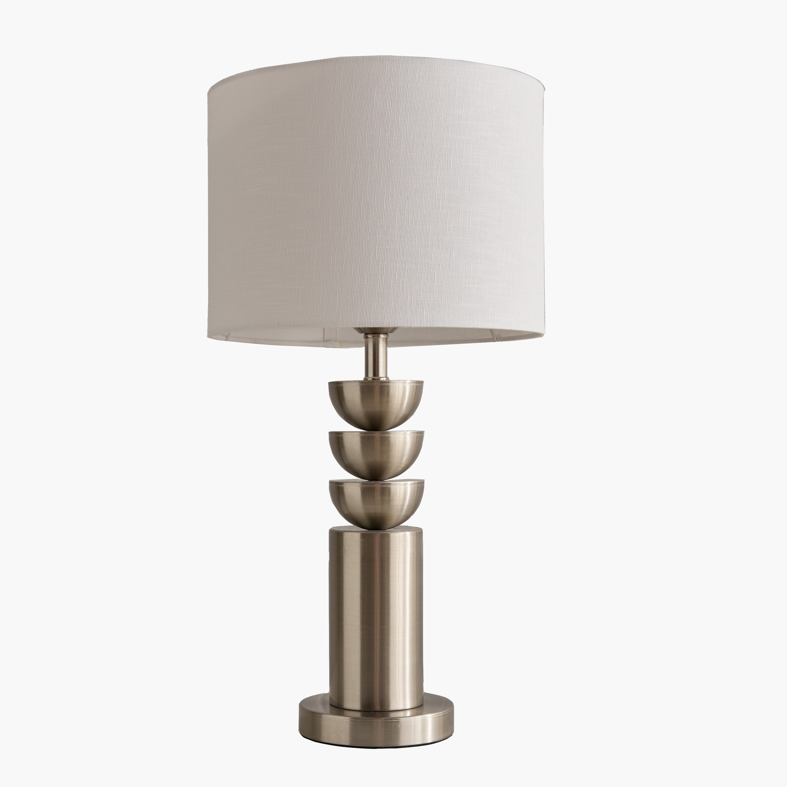 Diego Marisha Metal Table Lamp with Linen Shade - 54 cm-hbxbedroom-lighting-tablelamps-image-5
