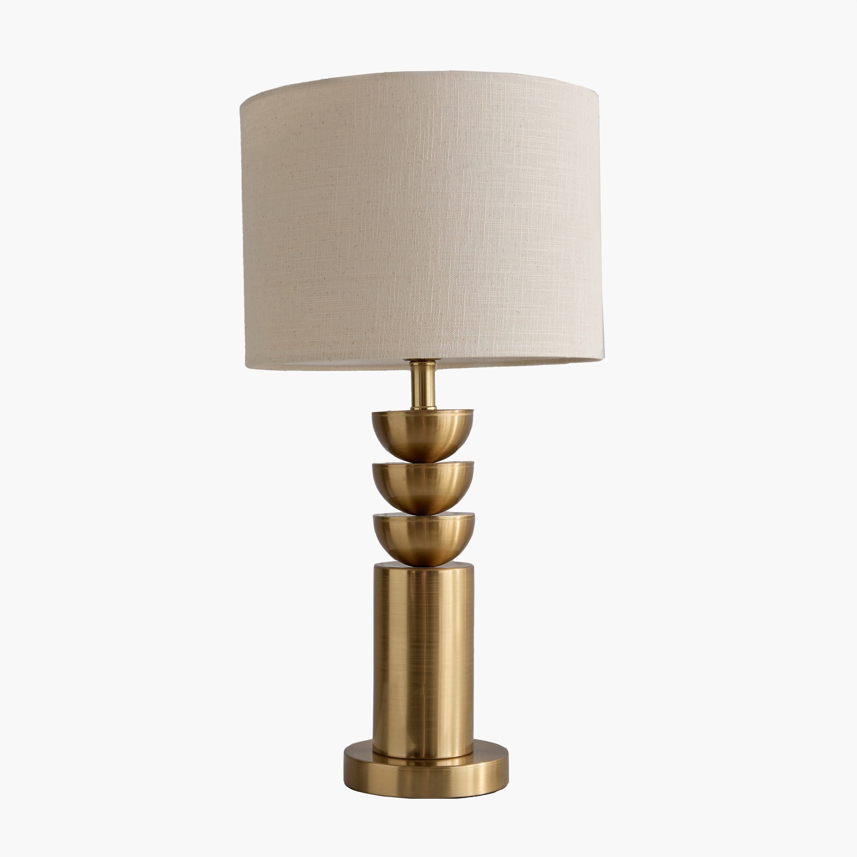 Diego Marisha Metal Table Lamp with Linen Shade - 54 cm-hbxbedroom-lighting-tablelamps-image-5