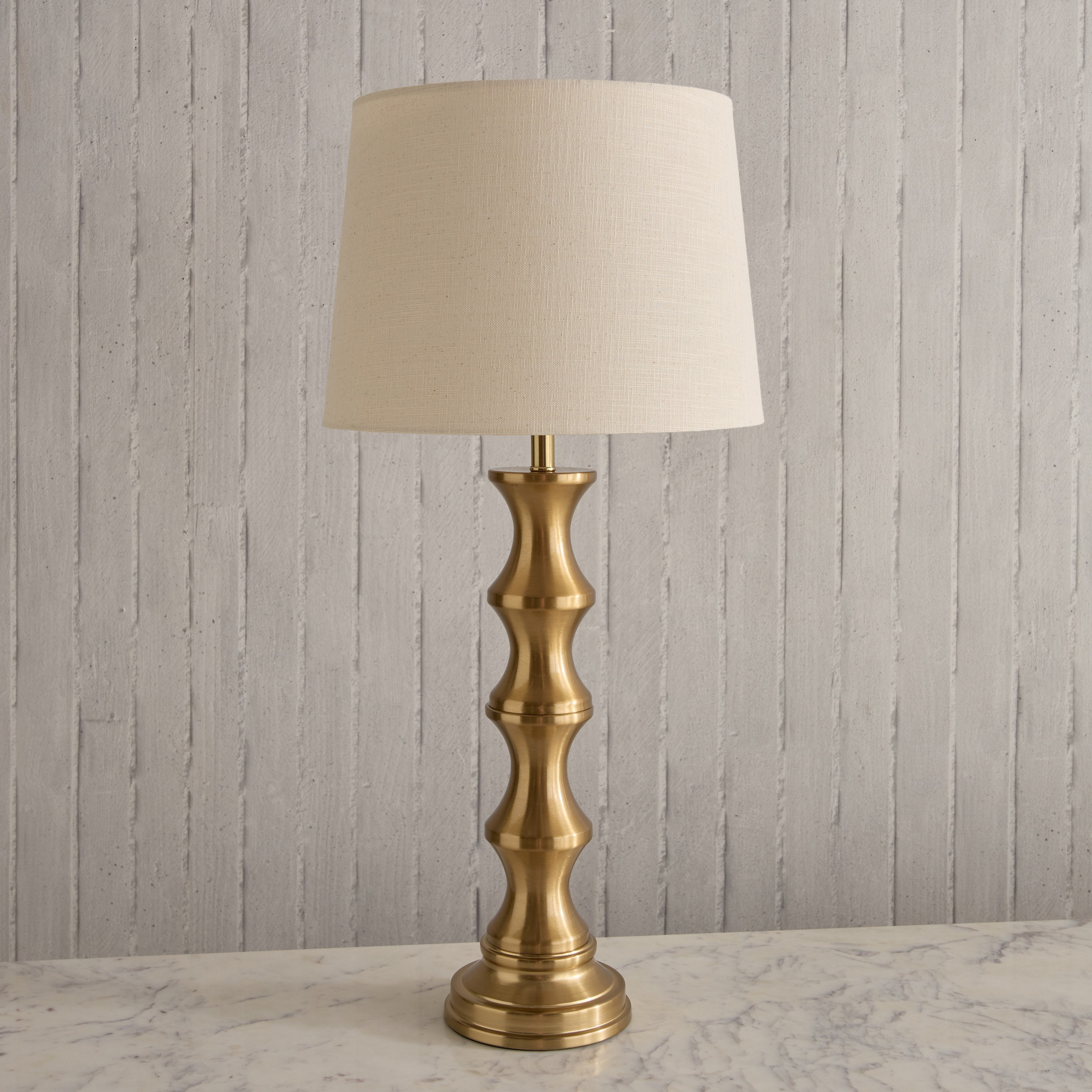 مصباح طاولة معدني كبير E27 بغطاء كتان إيثان من أنتارك - 67.5 سم-PROMO_HB_AE_B1G1_250925-image-1