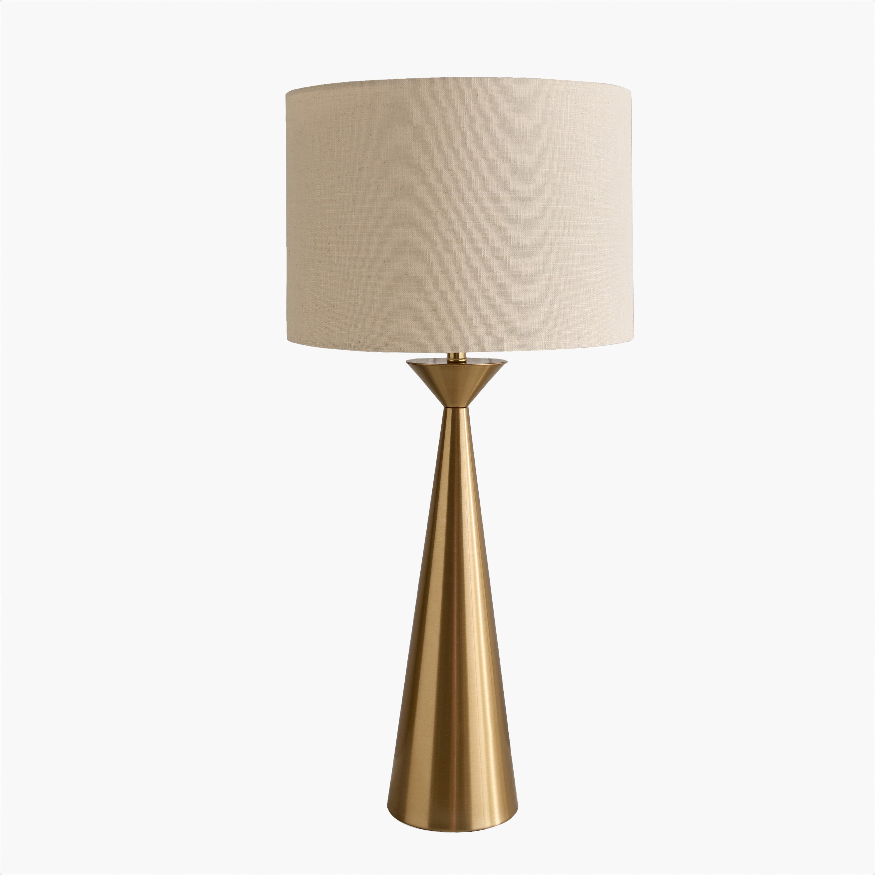 Antark Ethan Big Size Metal Table Lamp with Linen Shade - 73 cm-hbxbedroom-lighting-tablelamps-image-5