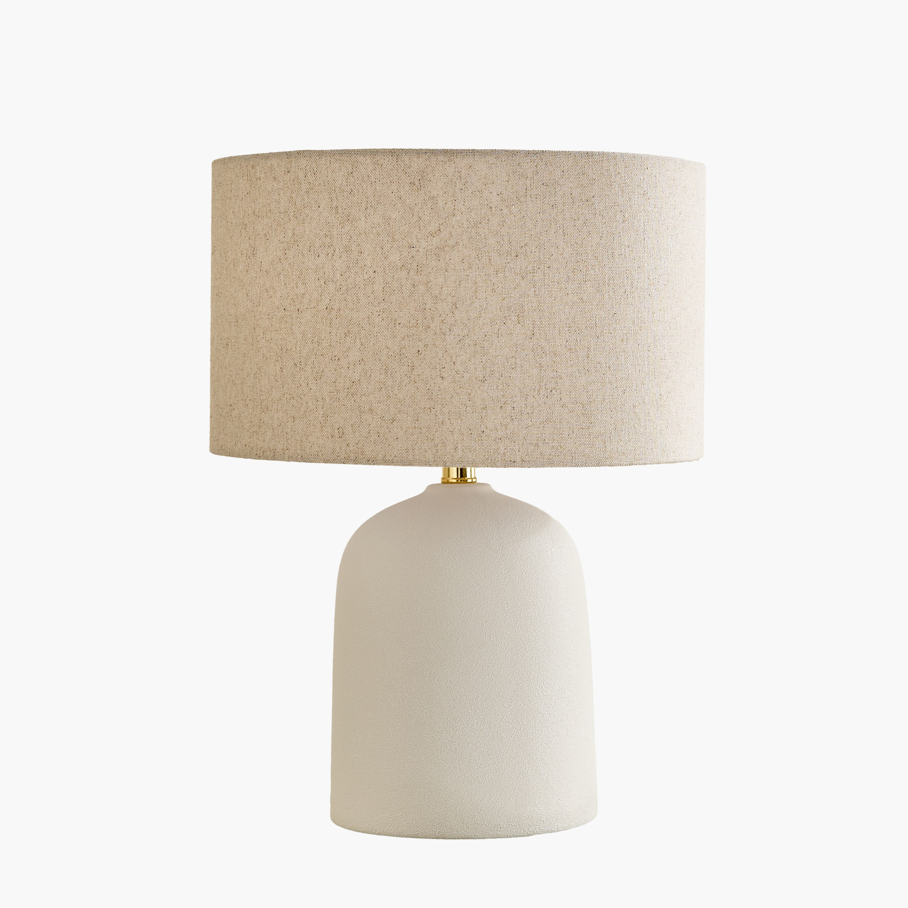 مصباح طاولة كبير سيراميك بغطاء كتان من ناش زوي - ‎21×55 سم‎-hbxbedroom-lighting-tablelamps-image-10