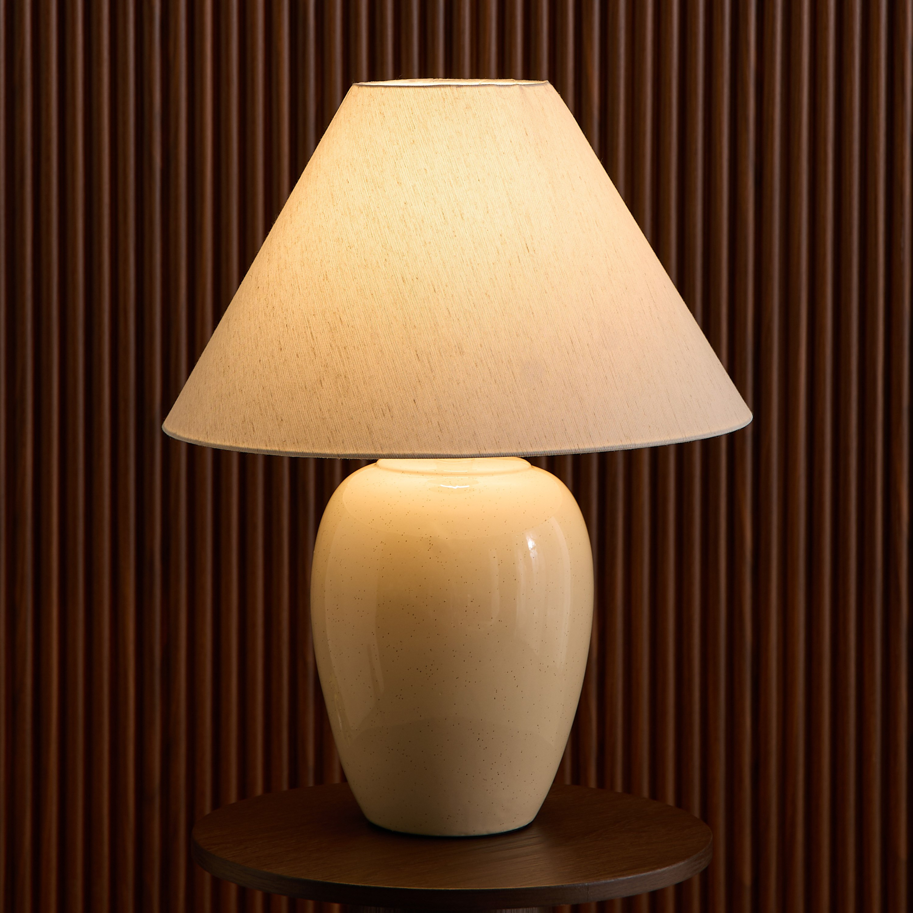 Nash Zoe Big Size Ceramic Table Lamp with Linen Shade - 25x65 cm-PROMO_HB_AE_B1G1_250925-image-2