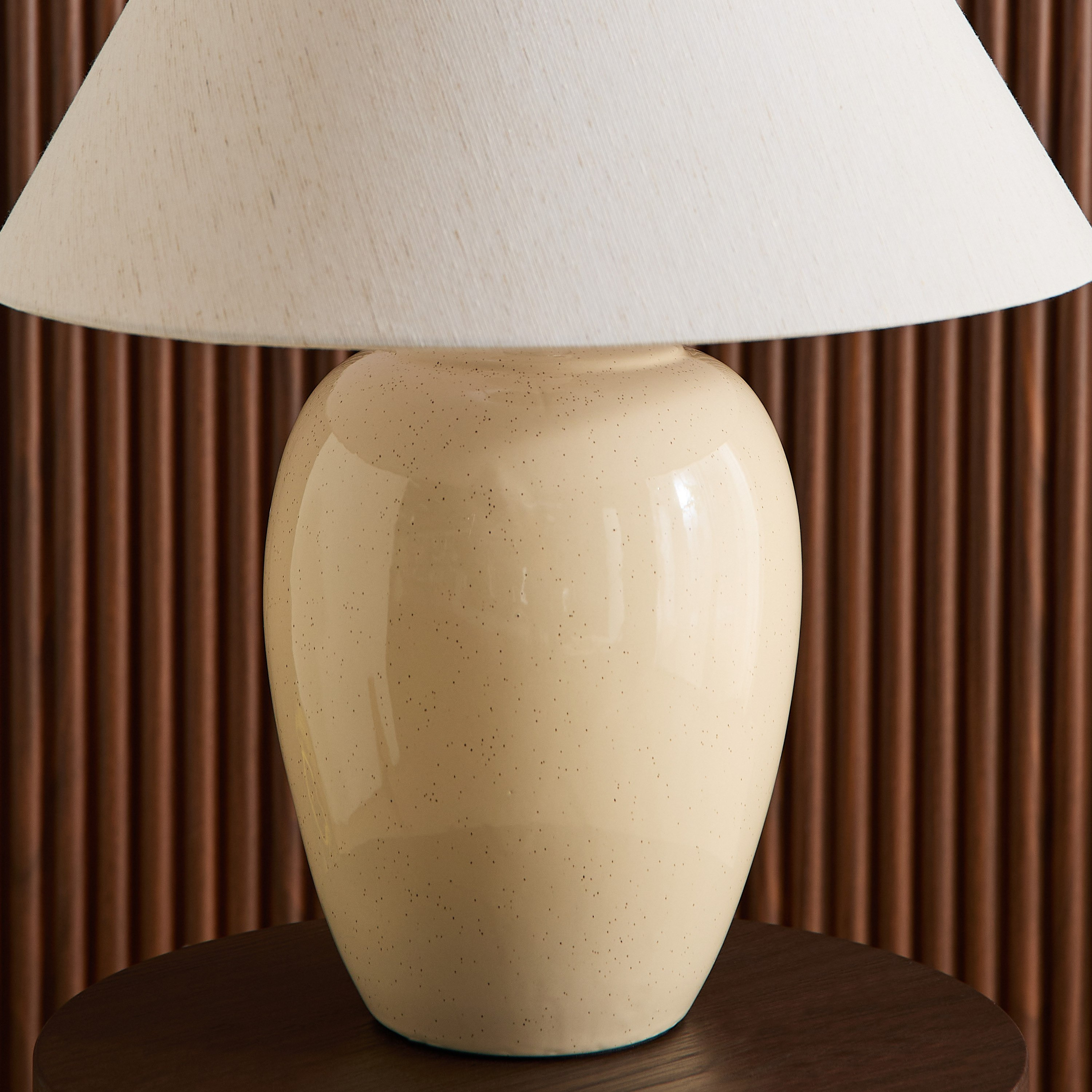 Nash Zoe Big Size Ceramic Table Lamp with Linen Shade - 25x65 cm-PROMO_HB_AE_B1G1_250925-image-3