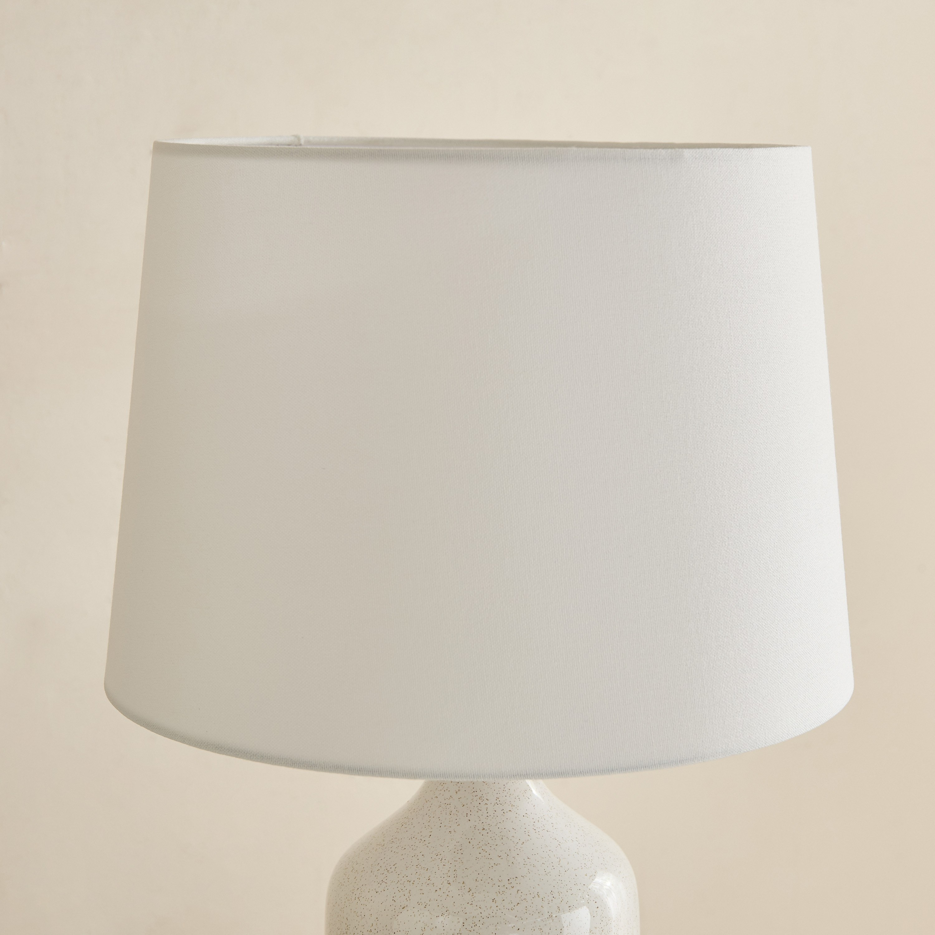 Nash-Zoe Big Size Ceramic Table Lamp with Linen Shade - 16x65 cm-hbxbedroom-lighting-tablelamps-image-7