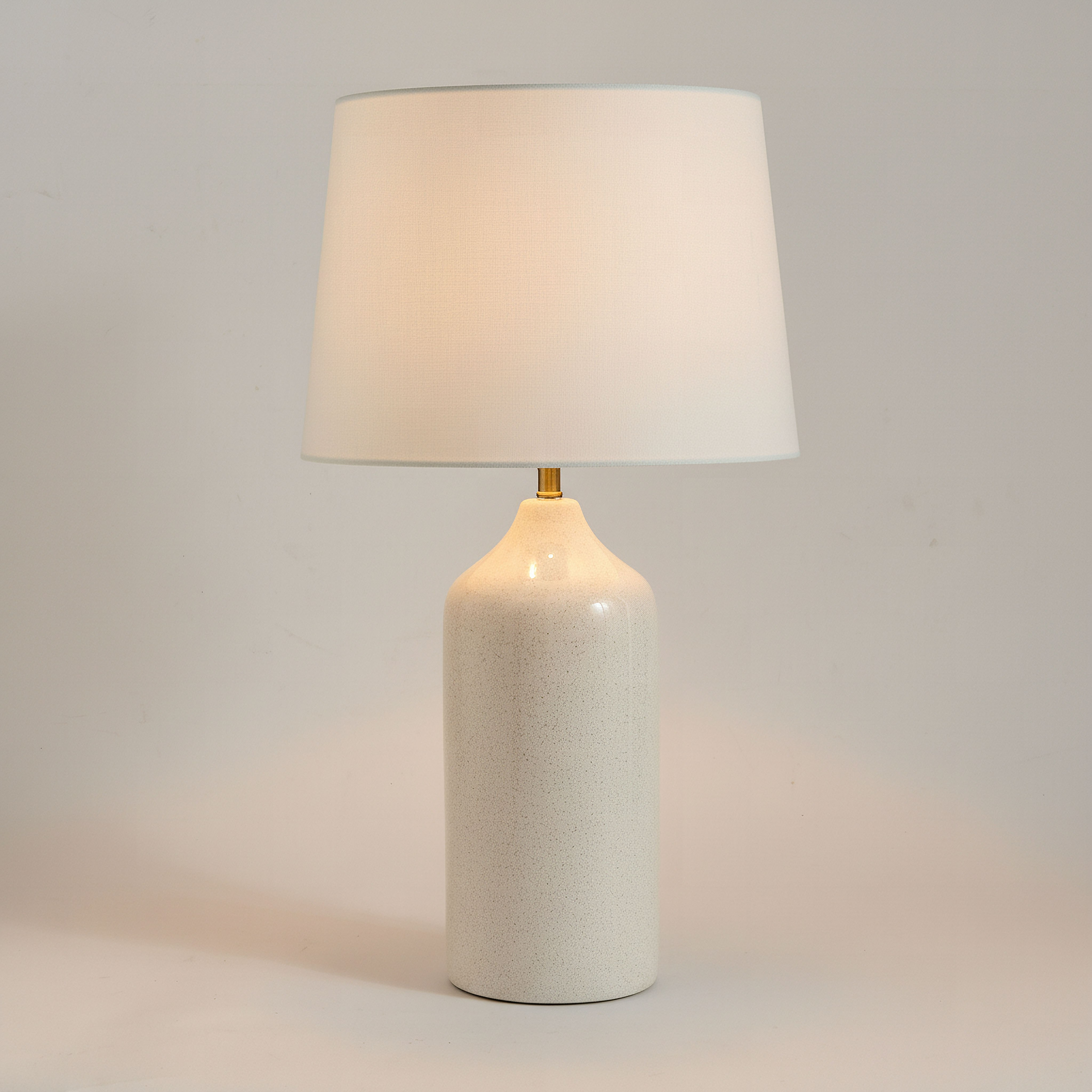 Nash-Zoe Big Size Ceramic Table Lamp with Linen Shade - 16x65 cm-hbxbedroom-lighting-tablelamps-image-2