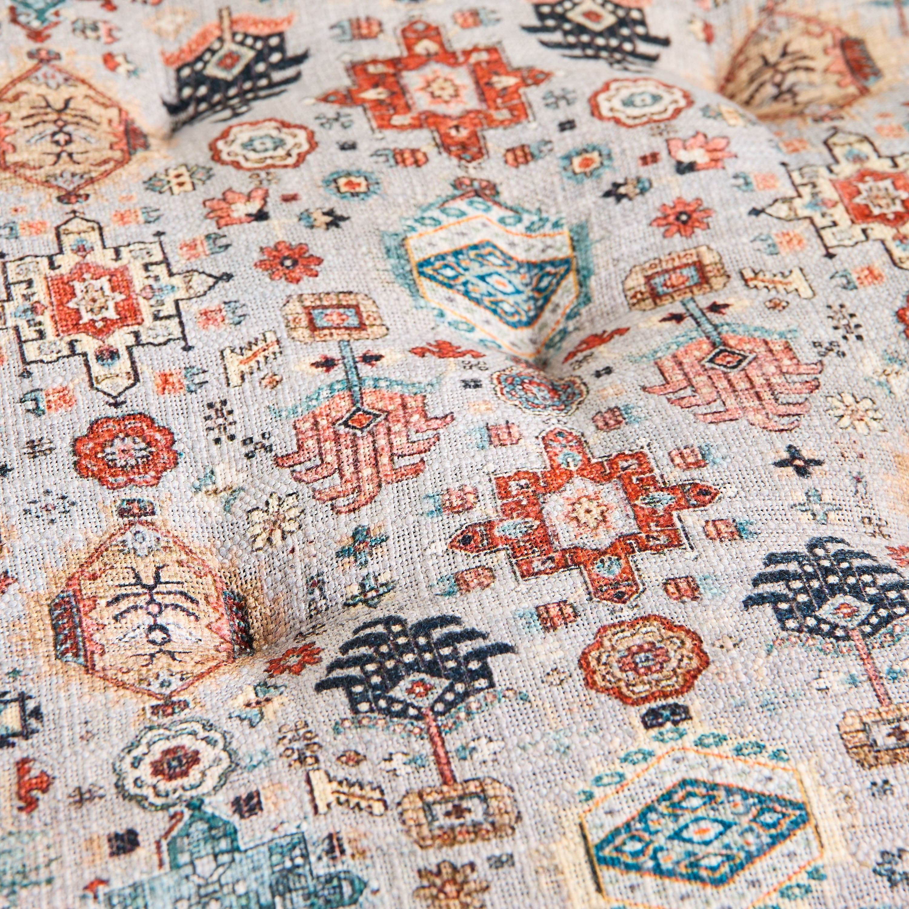 Mahrgan Benza Distress Printed Cushion - 60x60 cm-hbxhomeware-hbxbedroom-image-4