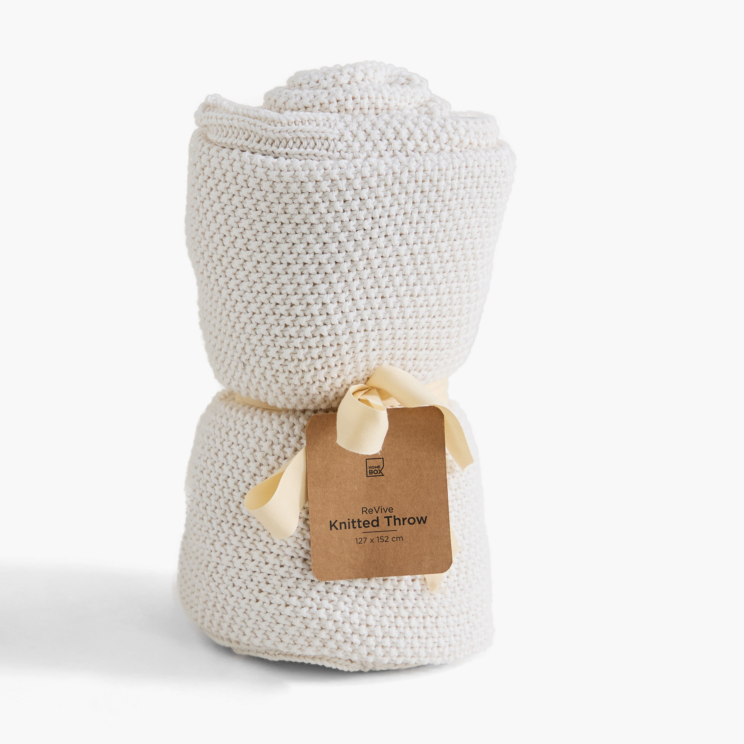 ReVive Knitted Recycled Cotton Throw - 127x152 cm-hbxhomeware-hbxbedroom-image-6