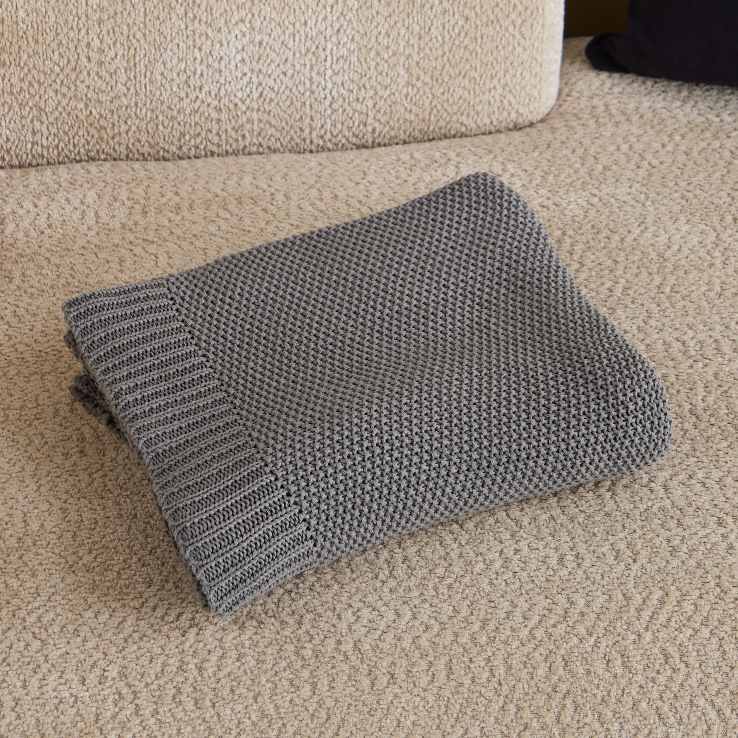 ReVive Knitted Recycled Cotton Throw - 127x152 cm-hbxhomeware-hbxbedroom-image-4