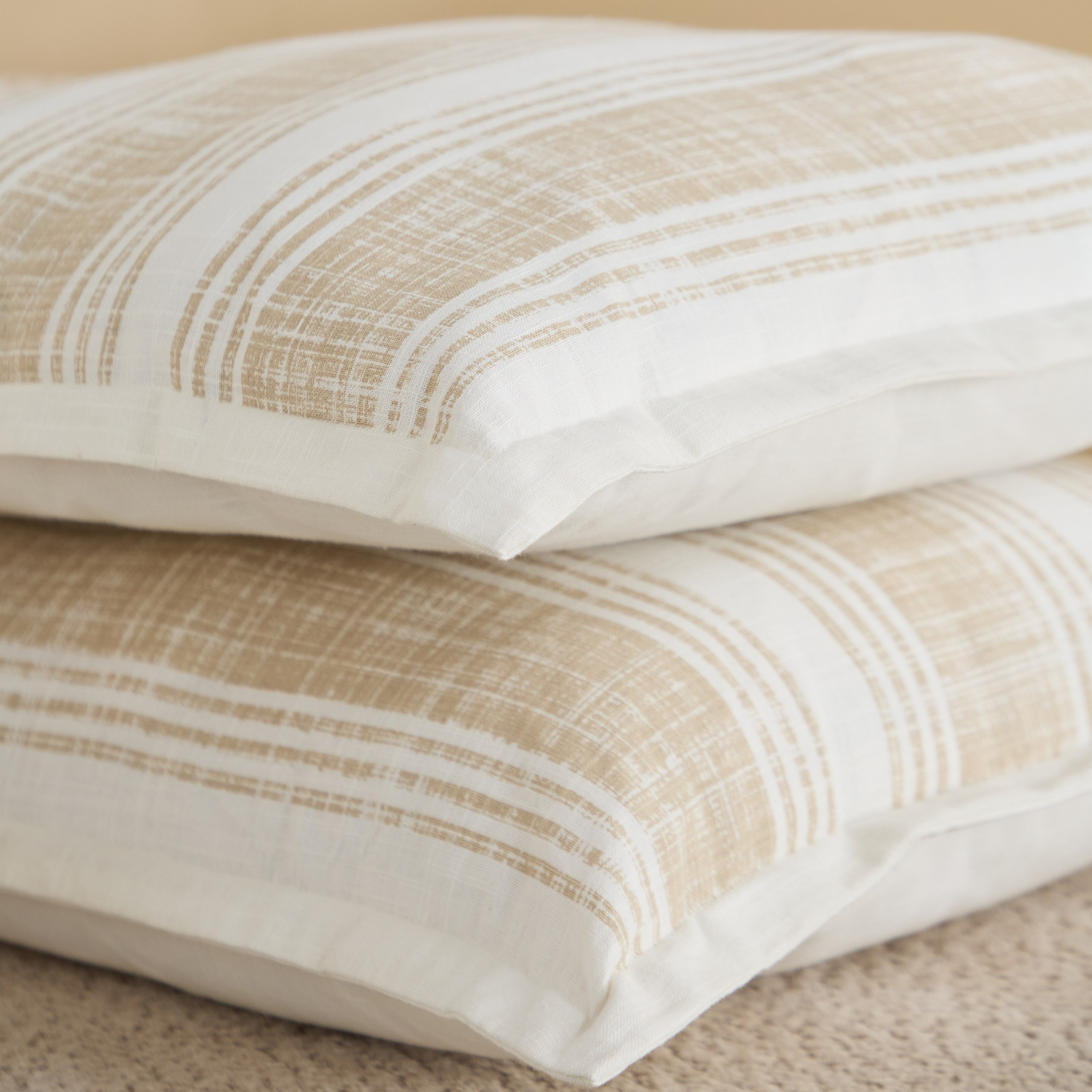 طقم وسائد محشوة بارزة الملمس بطبعات قطعتين من كوزي ديو - 50x50 سم-hbxhomeware-hbxbedroom-image-3