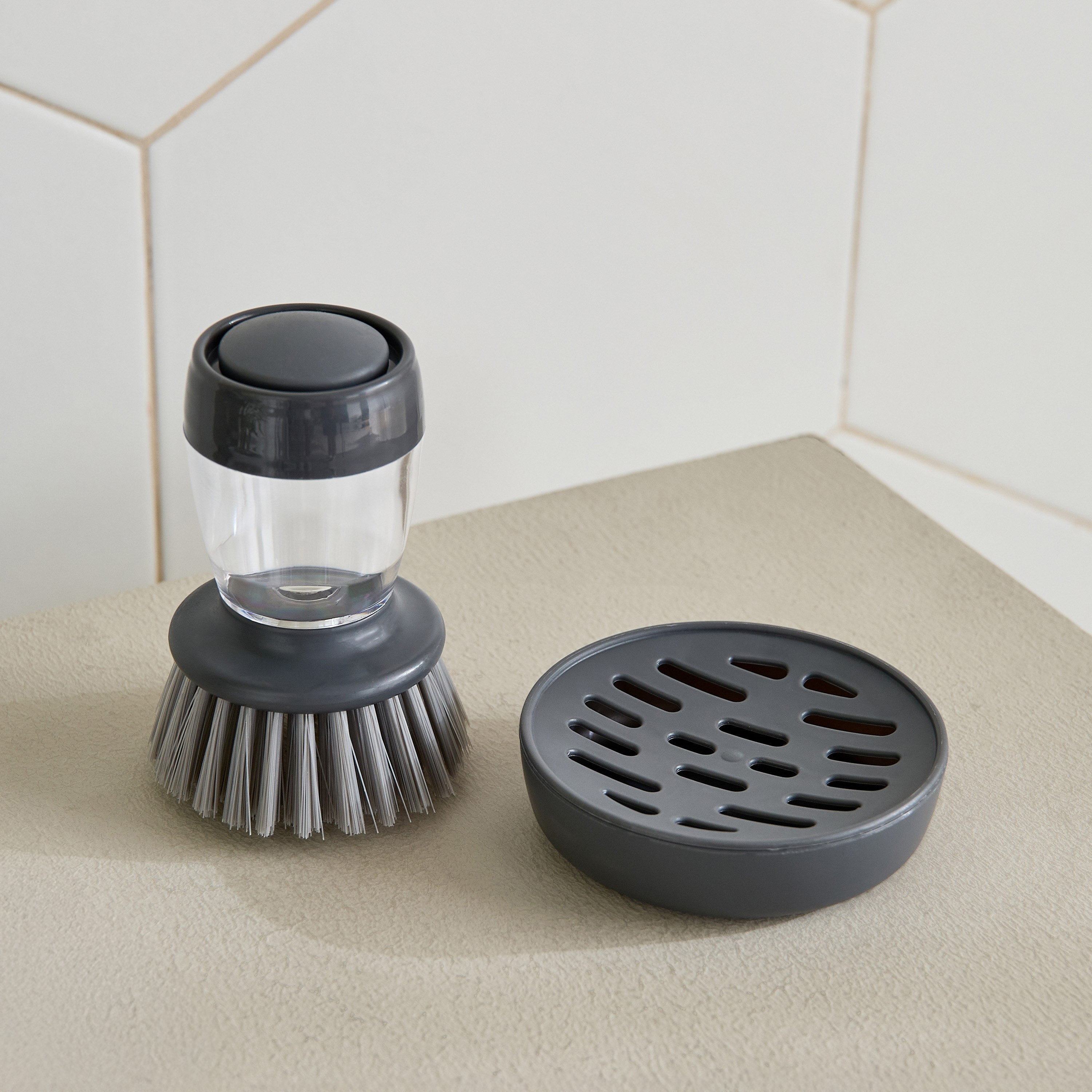 Alina Dish Brush with Dispenser-hbxbathroom-laundry-cleaningaccessories-image-2