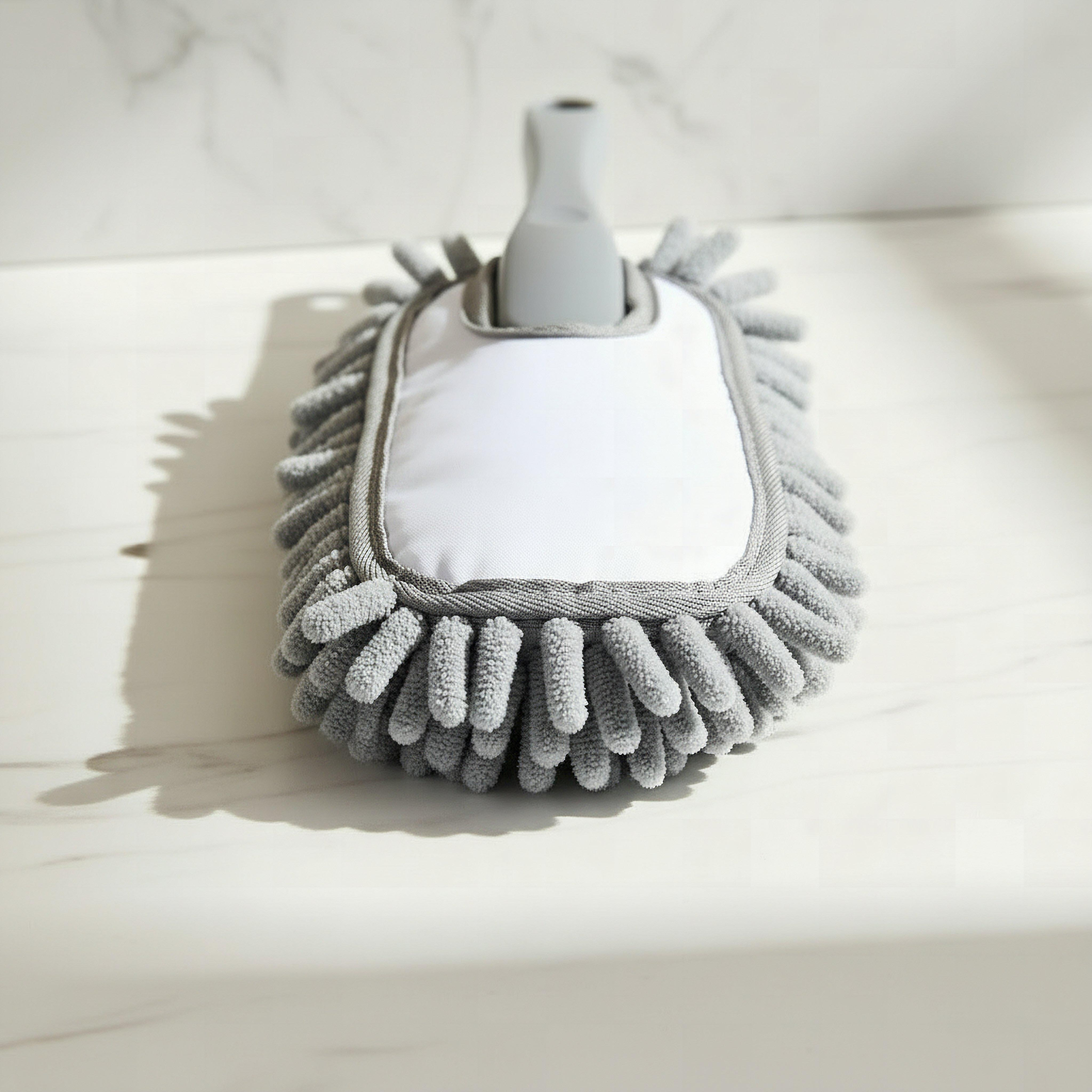 Alina Chenille Duster - 33x8 cm-hbxbathroom-laundry-cleaningaccessories-image-2