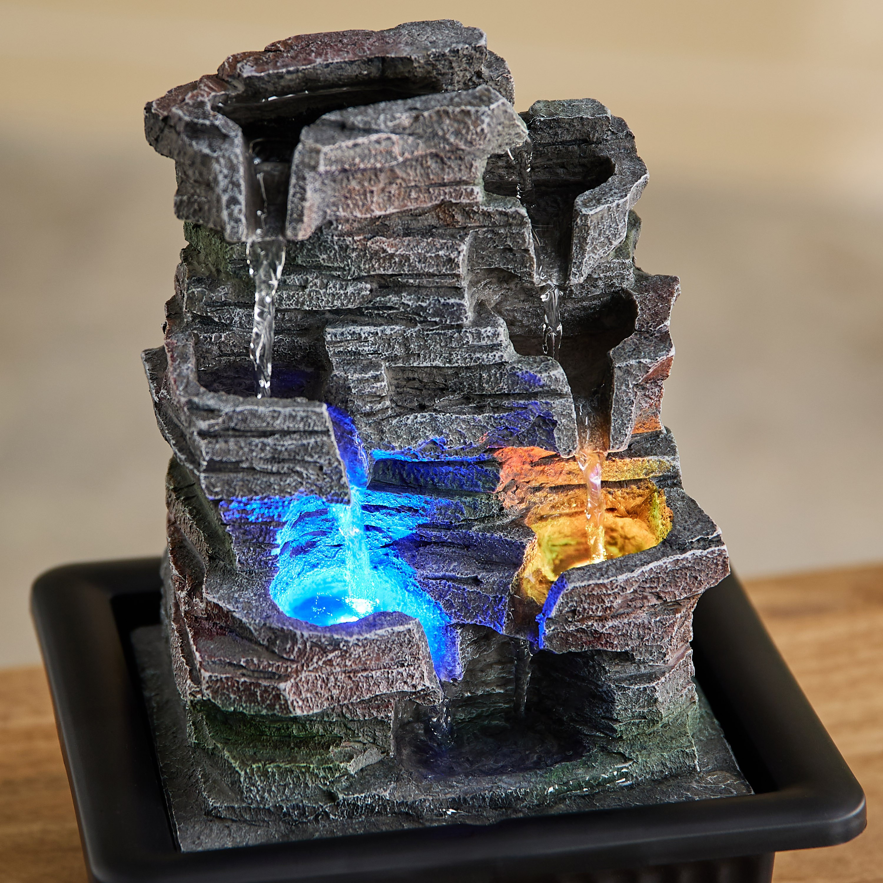 Claro Nature Fountain with LED Colour Light - 21x17x25 cm-PROMO_HB_AE_B1G1_250925-image-4