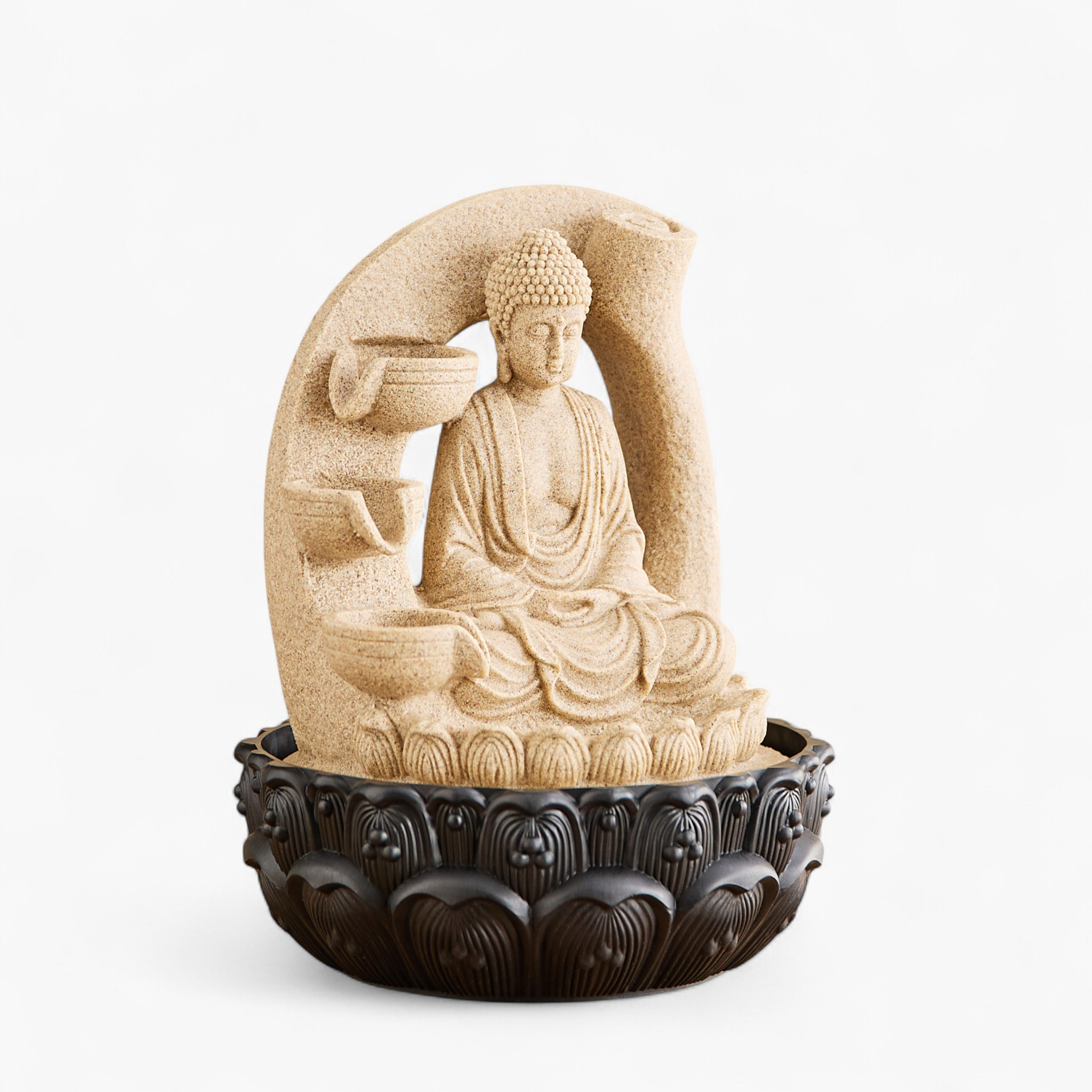Claro Buddha Fountain with LED Light - 21x20x26 cm-PROMO_HB_AE_B1G1_250925-image-5