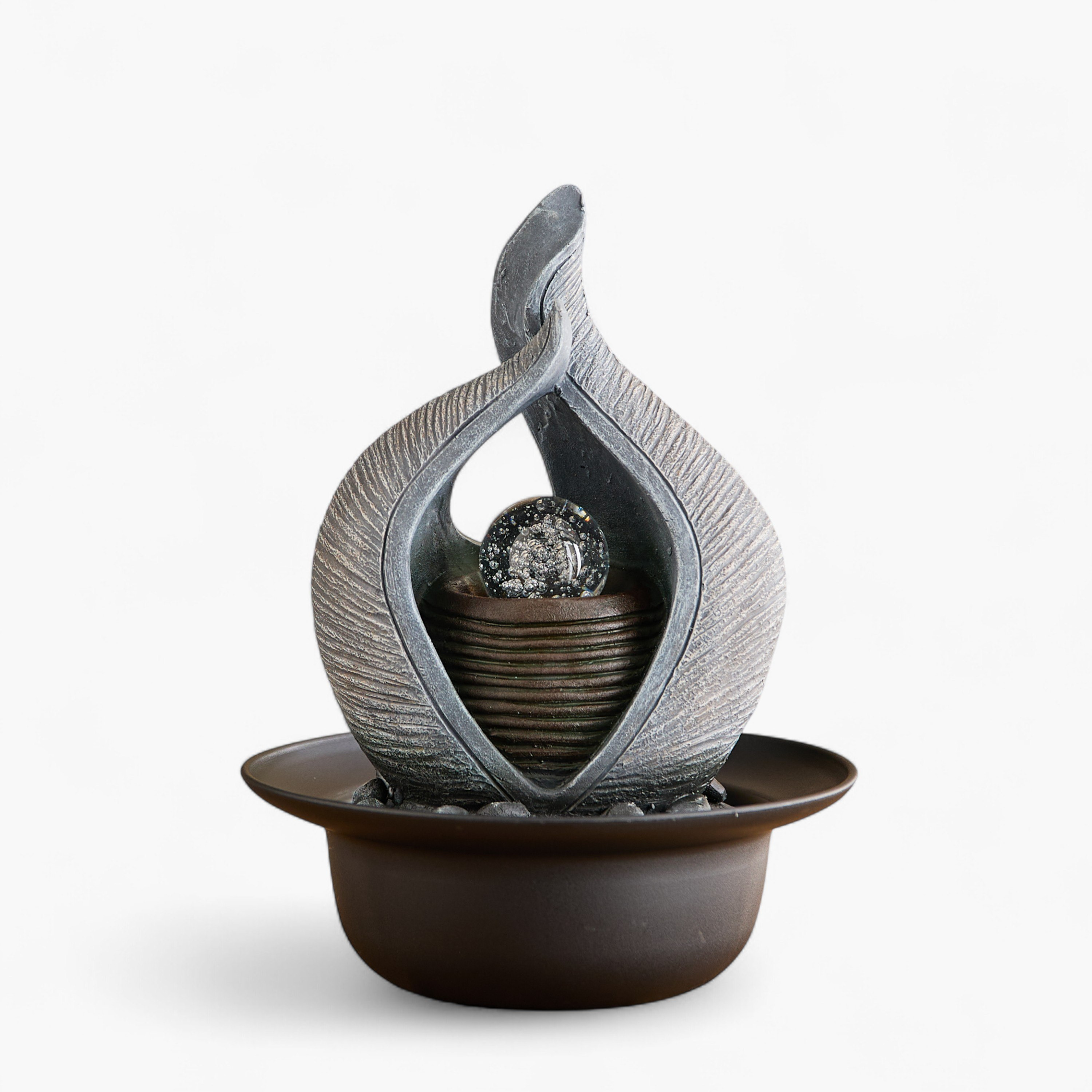 نافورة حديثة ببكرة متحركة وإضاءة إل إي دي من كلارو - 23×23×30 سم-PROMO_HB_AE_B1G1_250925-image-4
