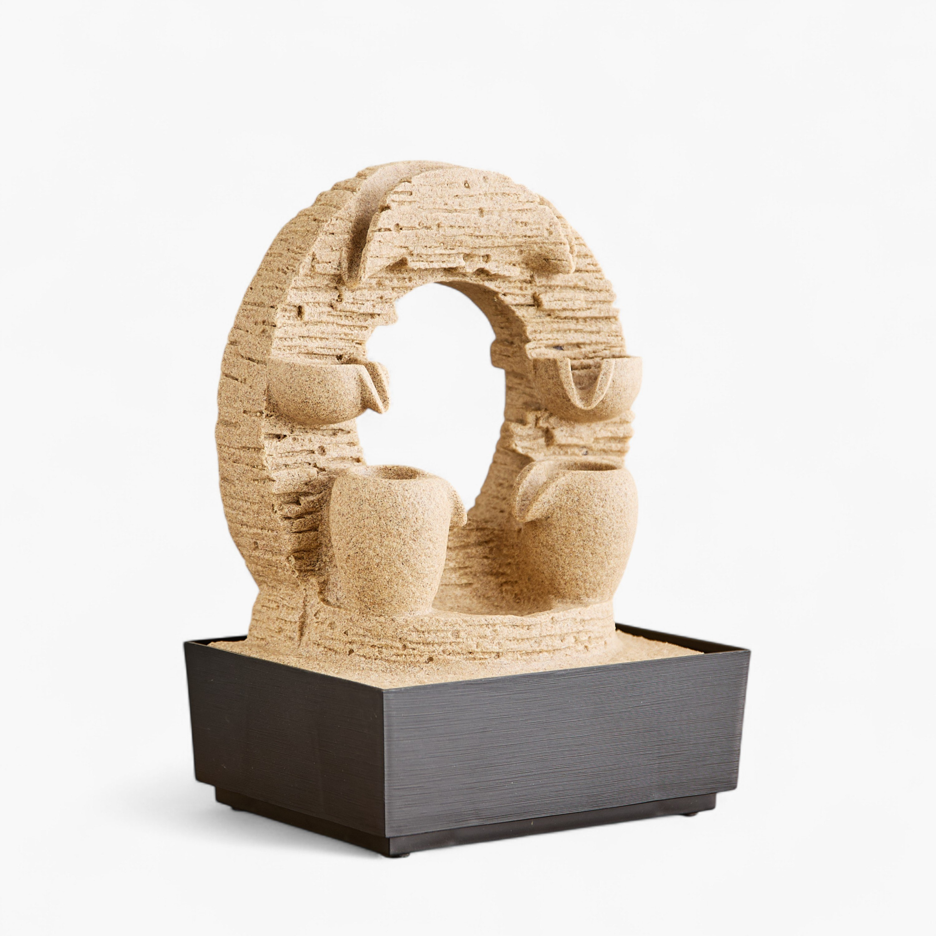 Claro Modern Fountain with LED Light - 21x17x30 cm-hbxhomeware-hbxdecorandfurnishings-image-4