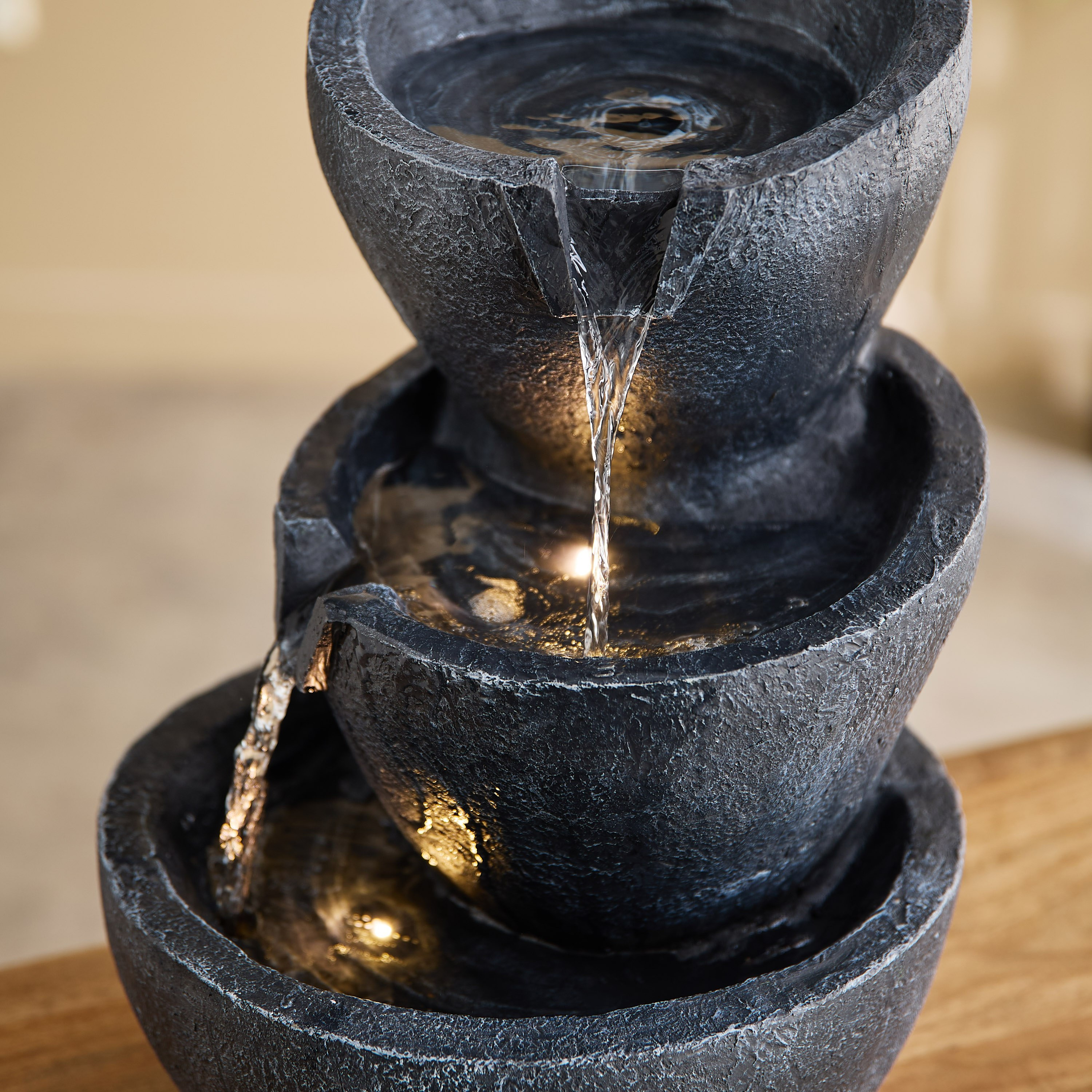 Claro Zen Fountain with LED Lights - 33x33x43 cm-PROMO_HB_AE_B1G1_250925-image-3