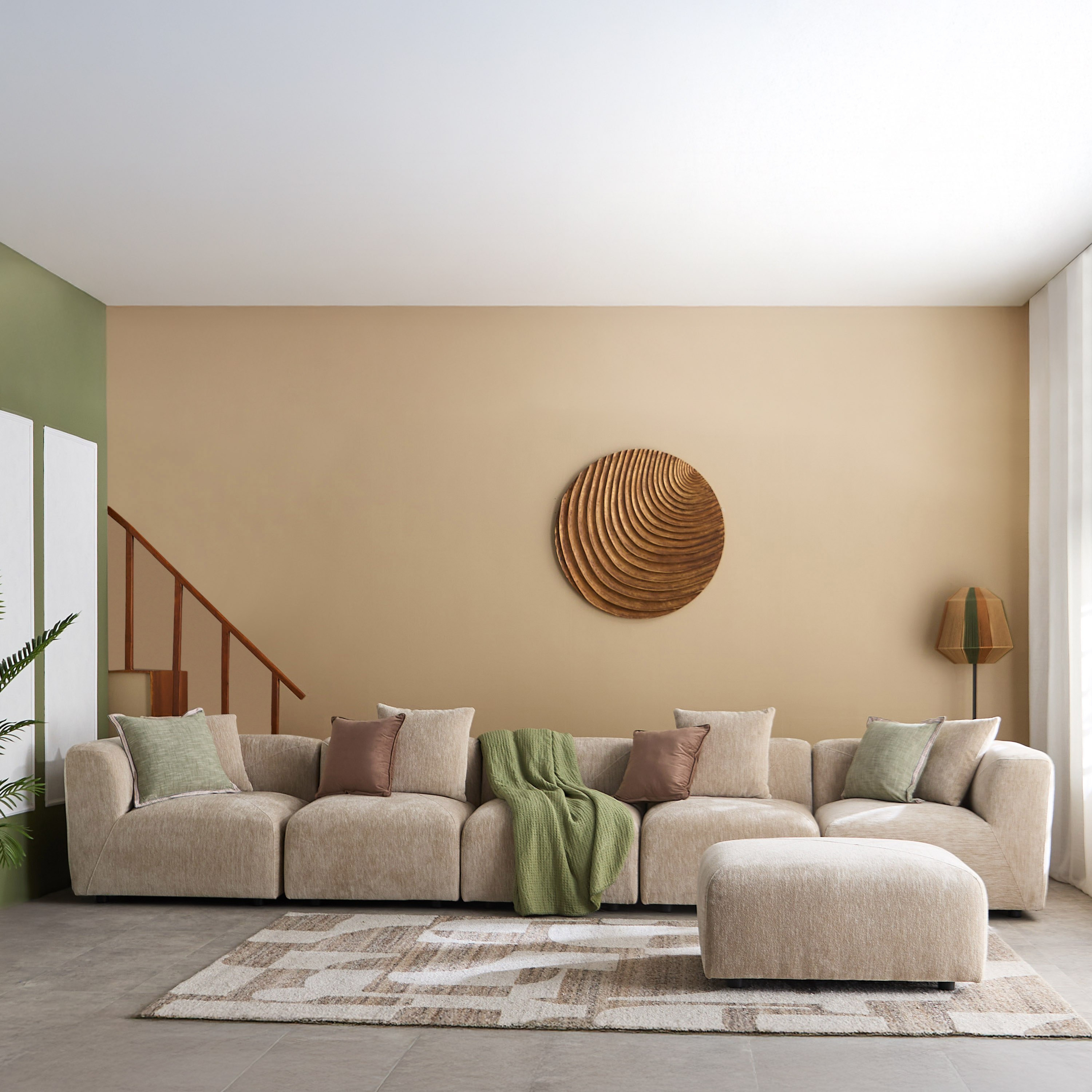 كنبة ركنية مقسمة قماش بـ5 مقاعد مع 4 وسائد من كيوتو-hbxlivingroom-sofasandarmchairs-cornersofas-image-6