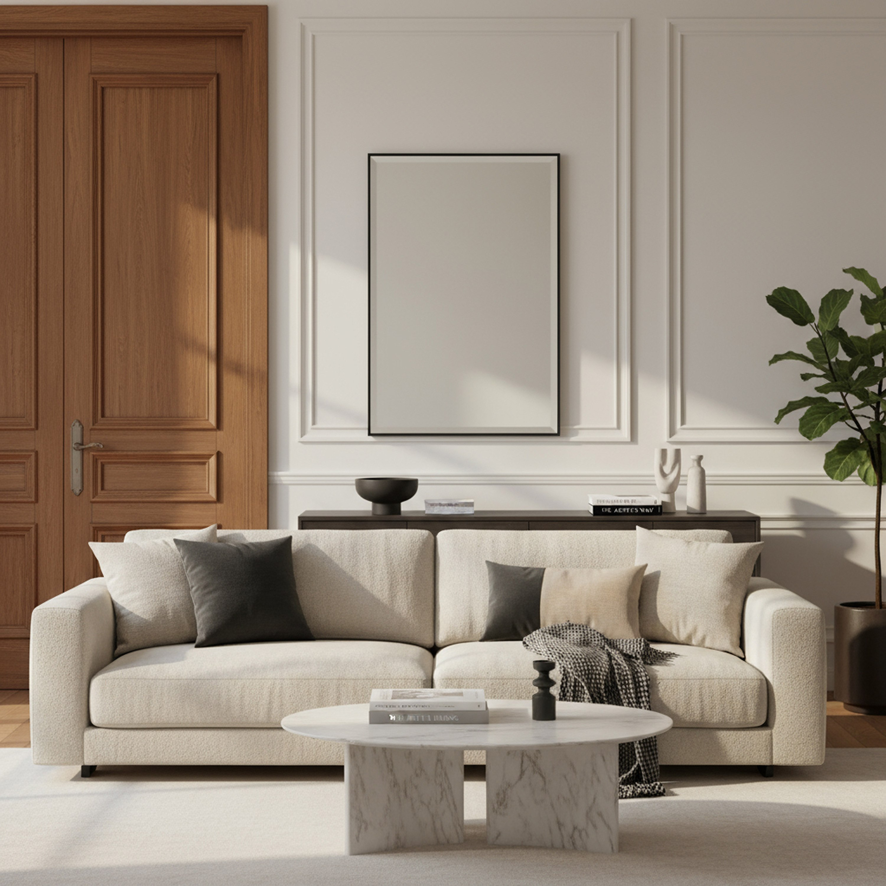 مرآة حائط مؤطرة لوفت من سابرينا - 60x90 سم-hbxhomeware-hbxdecorandfurnishings-image-3