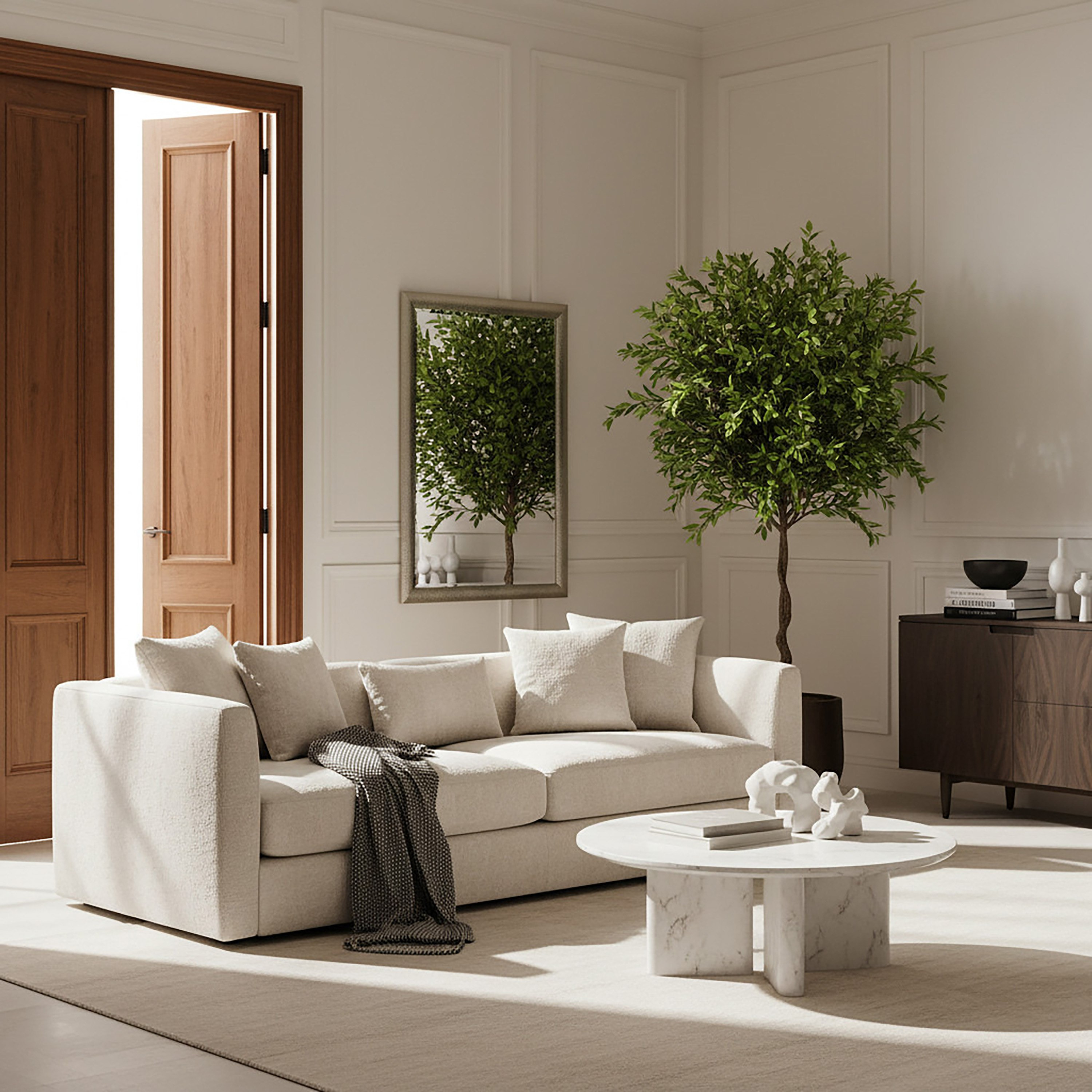مرآة حائط مؤطرة لوفت من سابرينا - 80×120 سم-hbxhomeware-hbxdecorandfurnishings-image-3