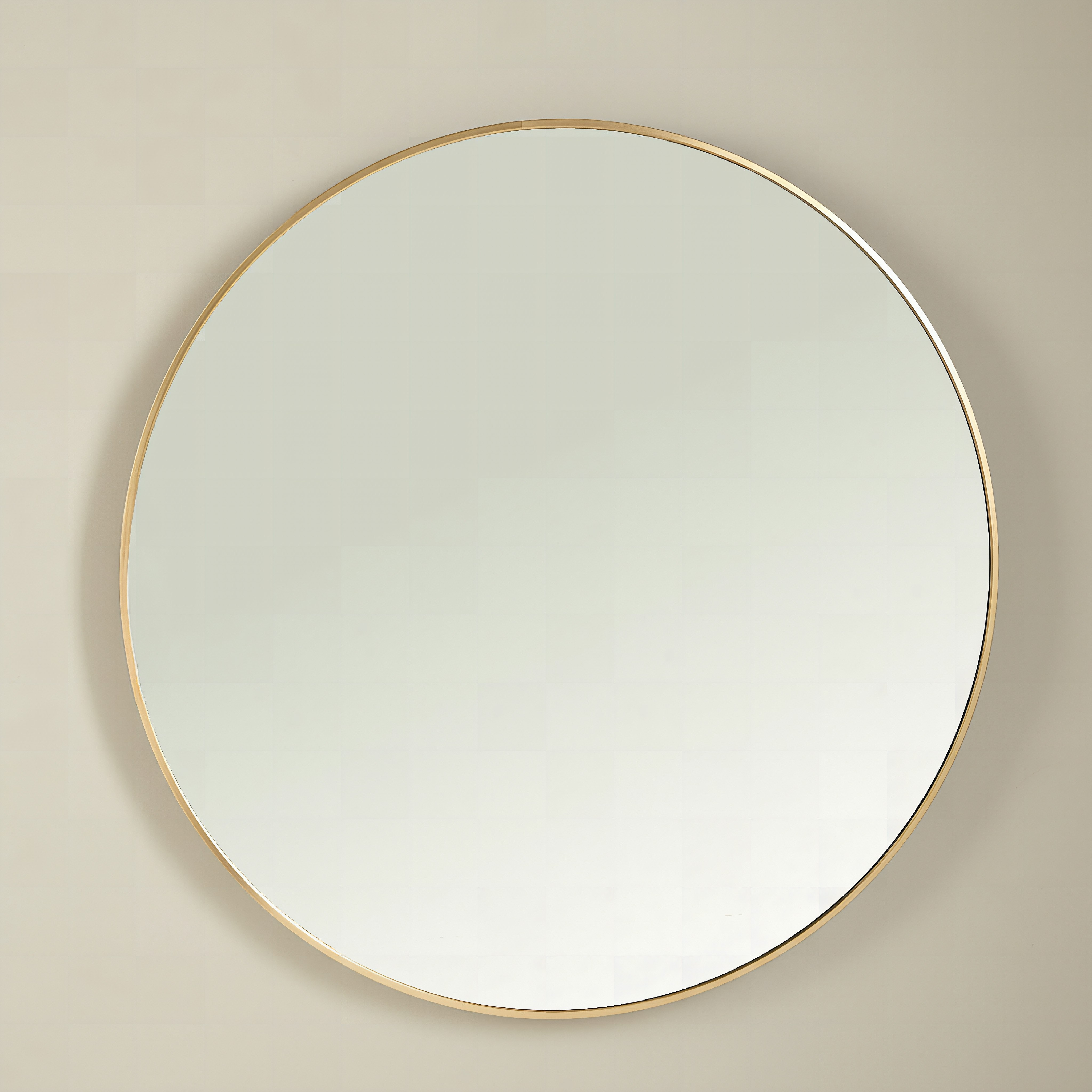Sabrina Loft Metal Round Wall Mirror - 80x80x2.5 cm-hbxhomeware-hbxdecorandfurnishings-image-1