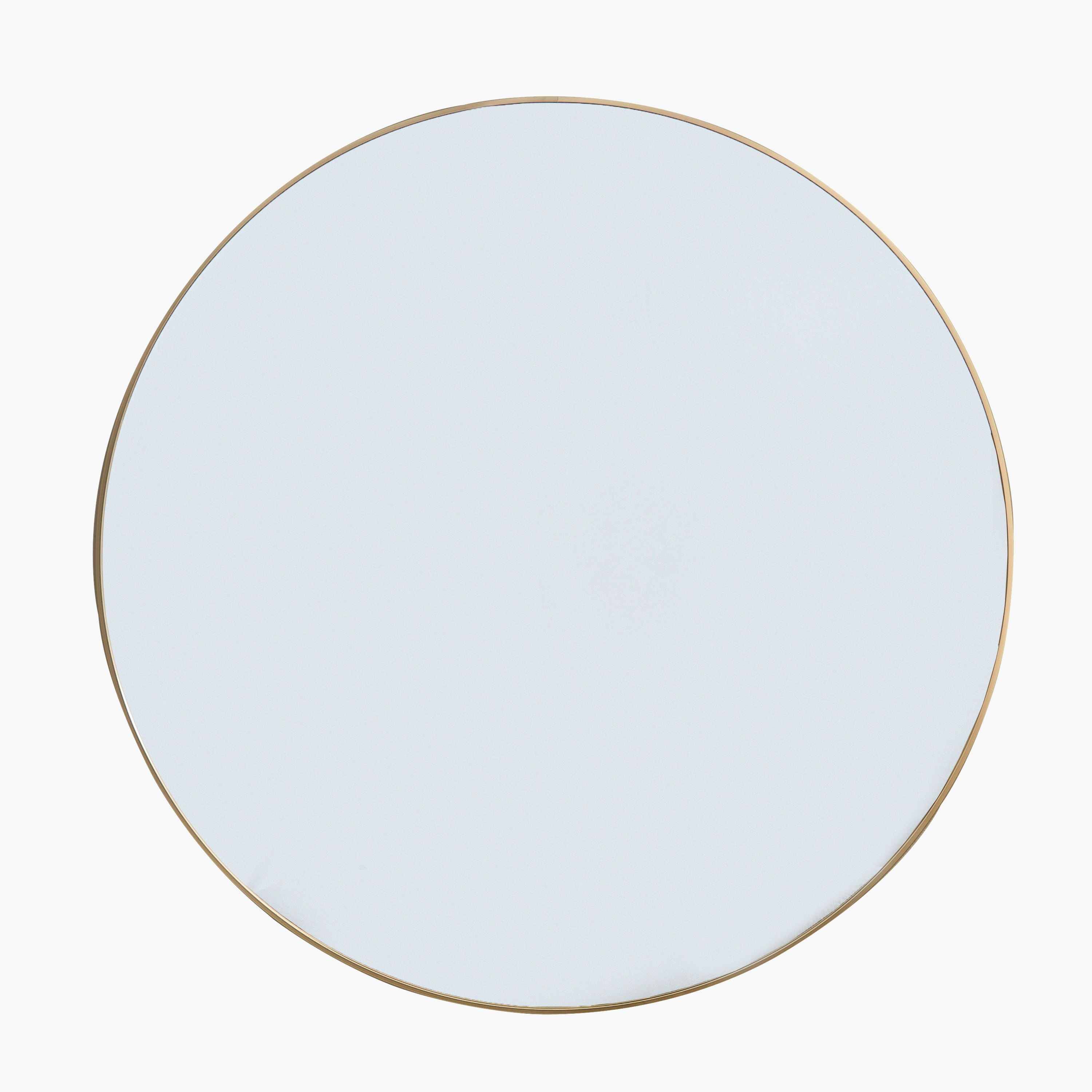 Sabrina Loft Metal Big Size Round Wall Mirror - 100x100x2 cm-hbxhomeware-hbxdecorandfurnishings-image-5