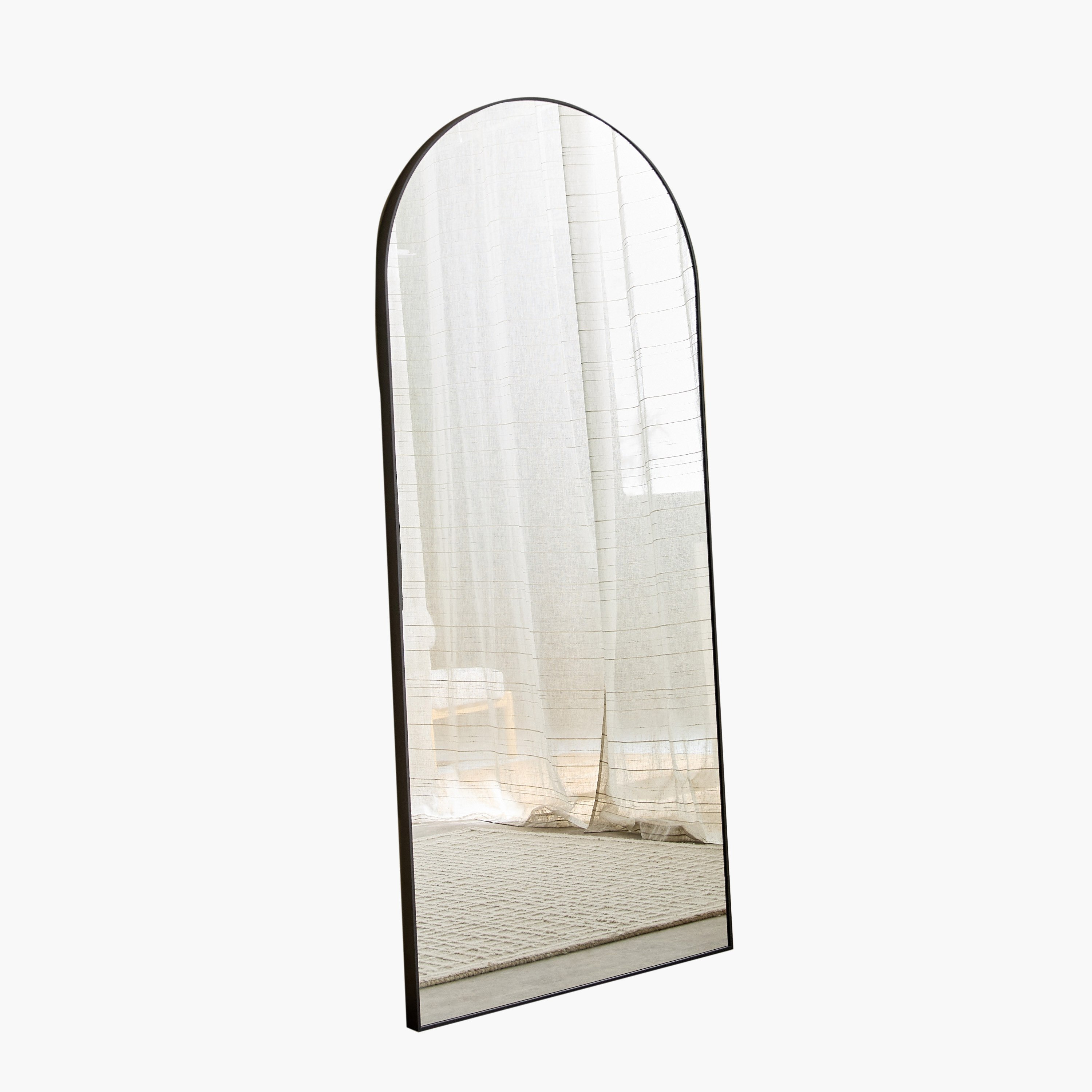Sabrina Loft Arch Oversized Metal Floor Mirror - 80x180x2.5 cm-hbxhomeware-hbxdecorandfurnishings-image-8