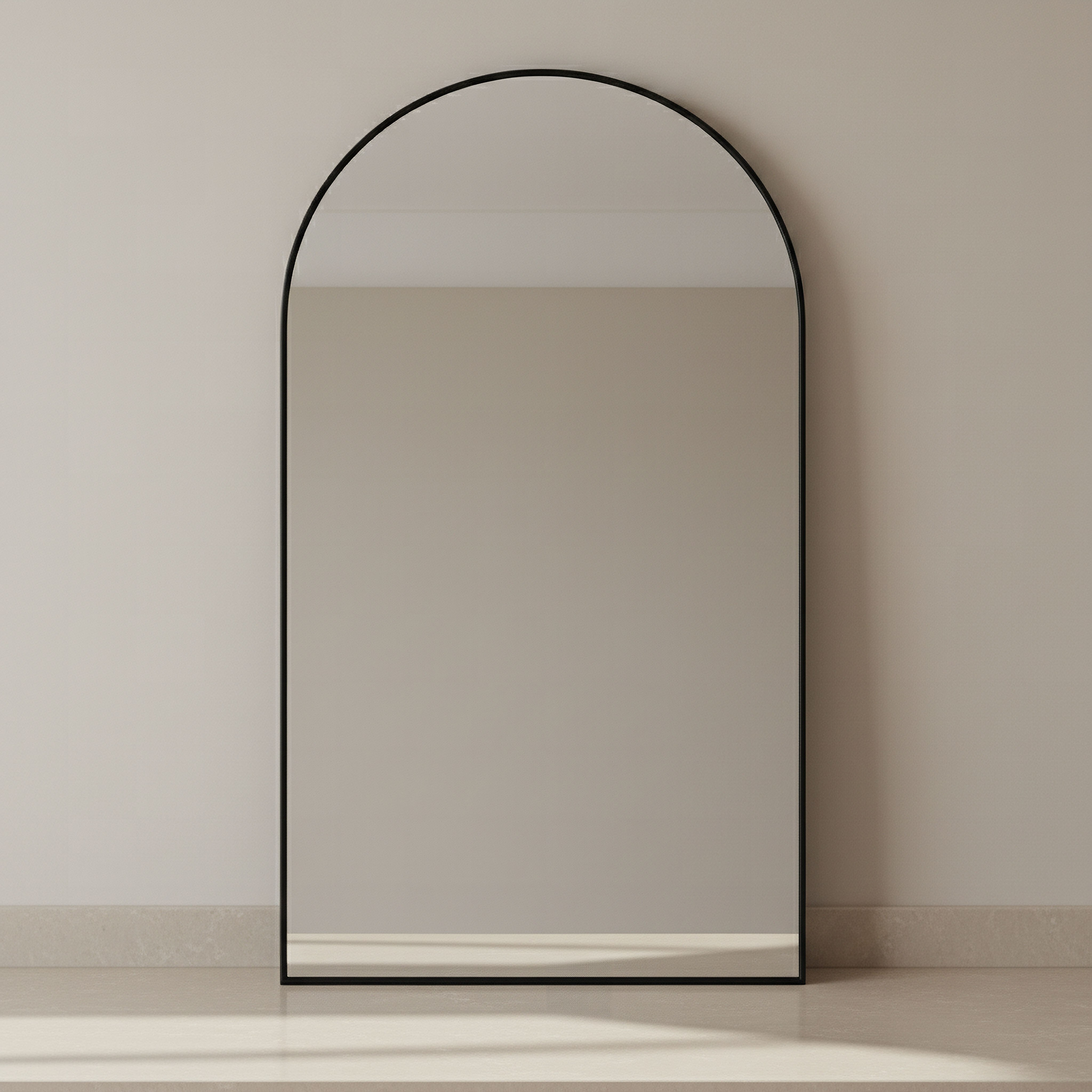 Sabrina Loft Arch Oversized Metal Floor Mirror - 80x180x2.5 cm-hbxhomeware-hbxdecorandfurnishings-image-1
