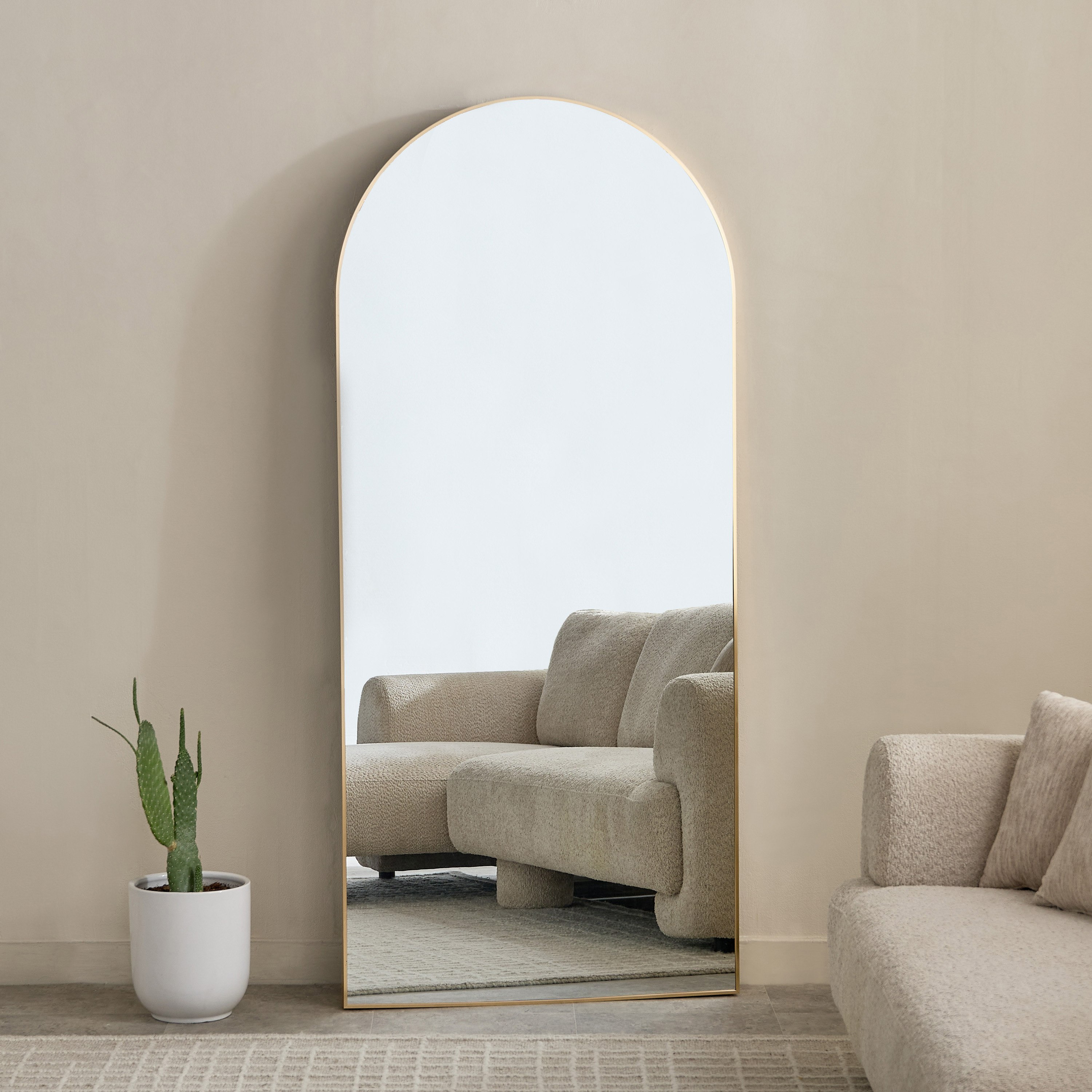 Sabrina Loft Arch Oversized Metal Floor Mirror - 80x180 cm-PROMO_HB_AE_B1G1_250925-image-2