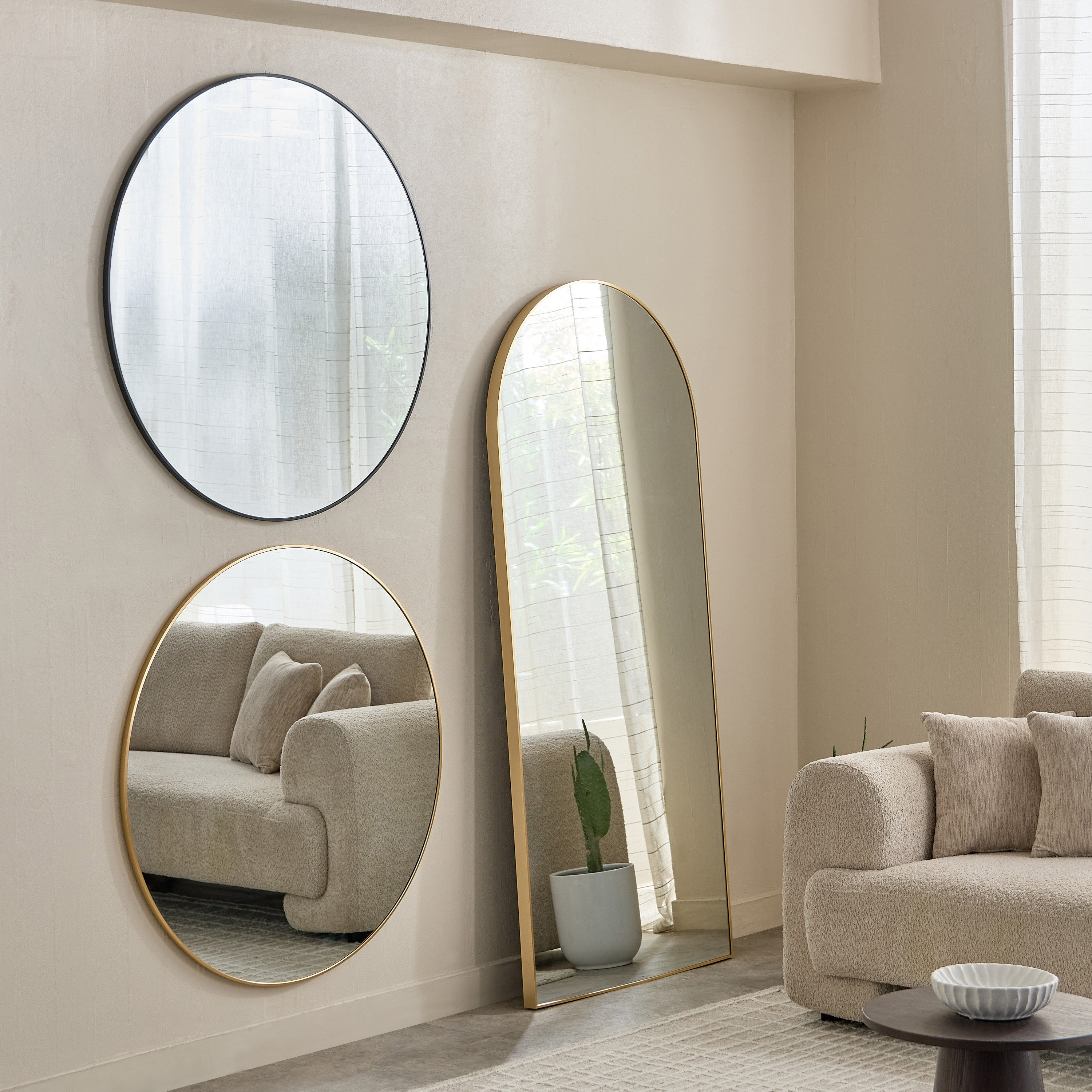 Sabrina Loft Arch Oversized Metal Floor Mirror - 80x180 cm-PROMO_HB_AE_B1G1_250925-image-4