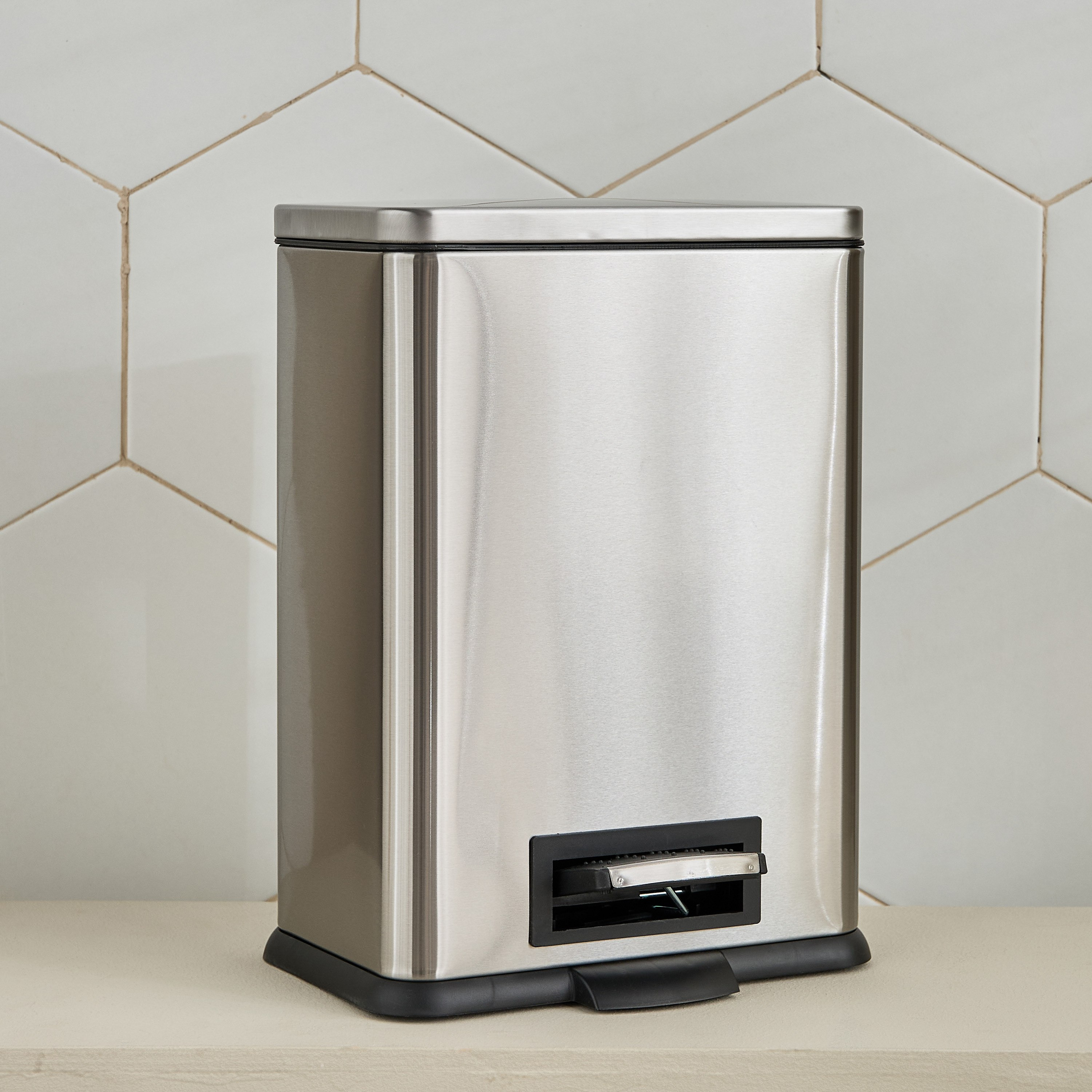 Oliver Stainless Steel Rectangular Pedal Bin - 10 L-PROMO_HB_AE_B1G1_250925-image-1