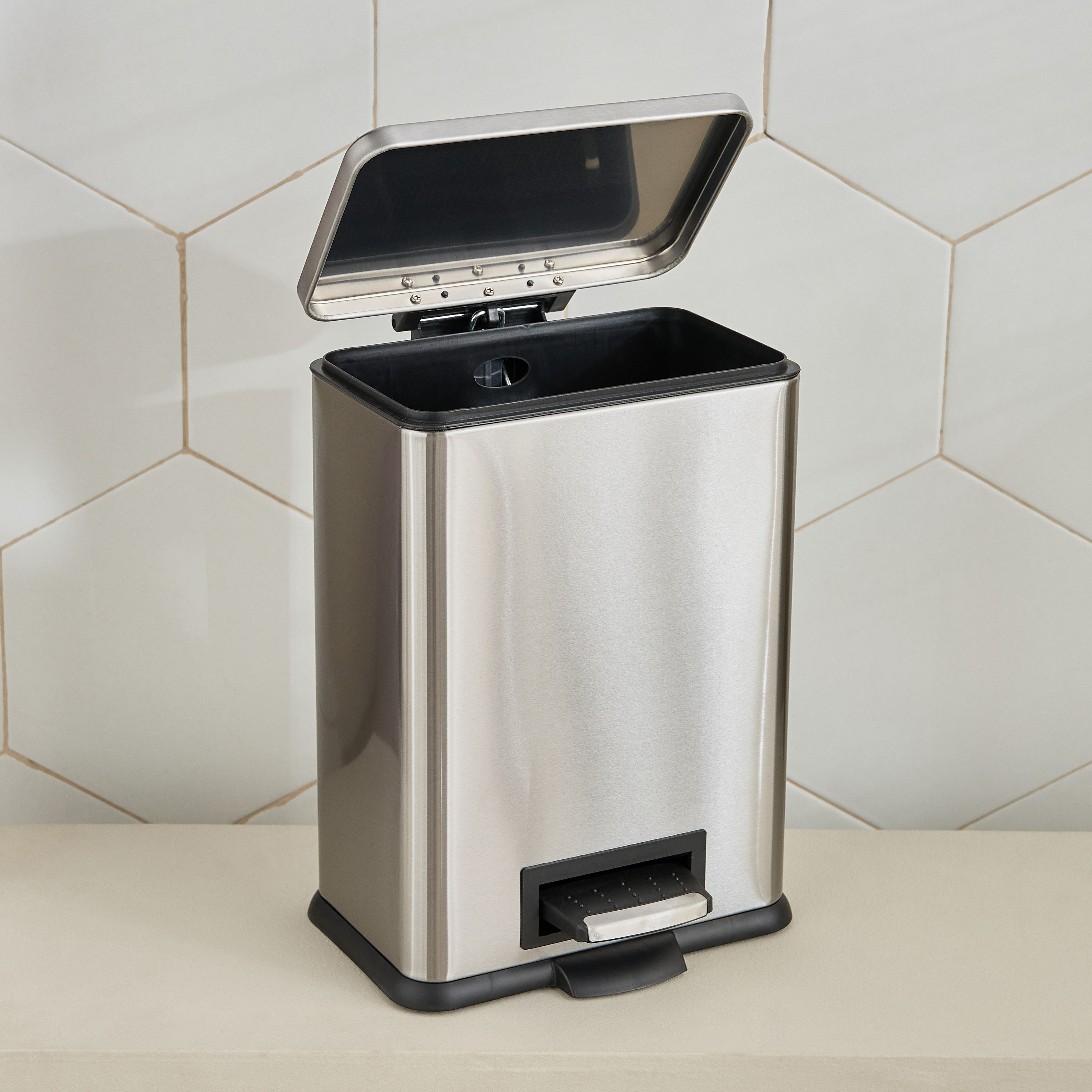 Oliver Stainless Steel Rectangular Pedal Bin - 10 L-PROMO_HB_AE_B1G1_250925-image-2