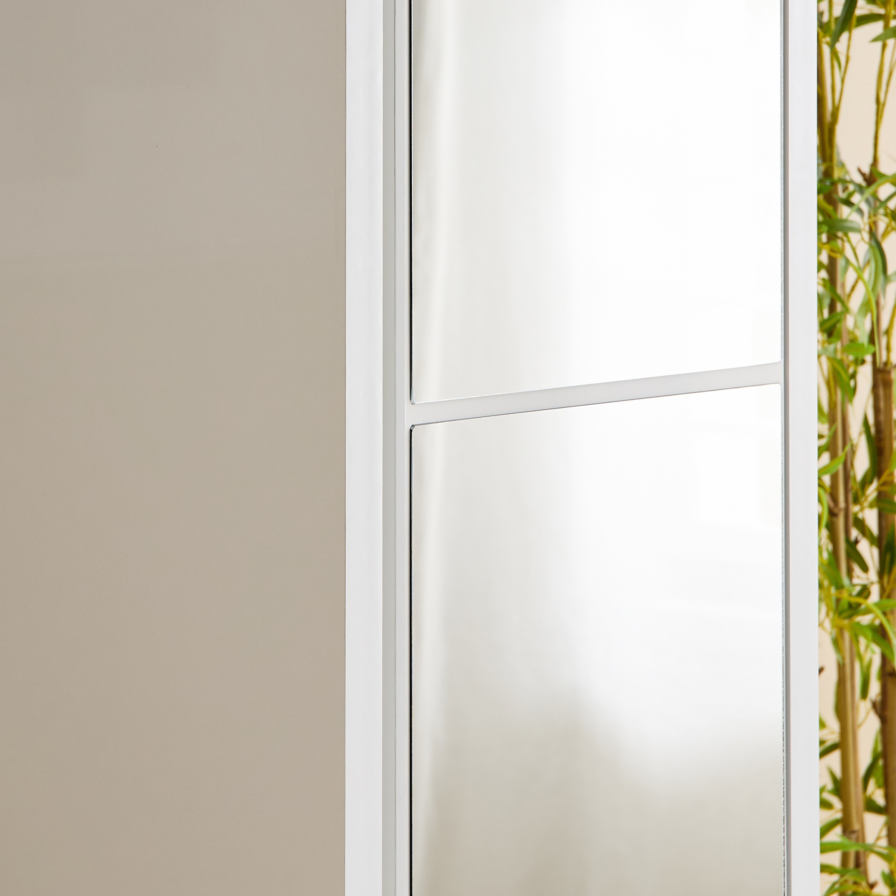 Artisan 1-Door Glossy Wardrobe with Mirror-hbxfurniture-wardrobes-image-6