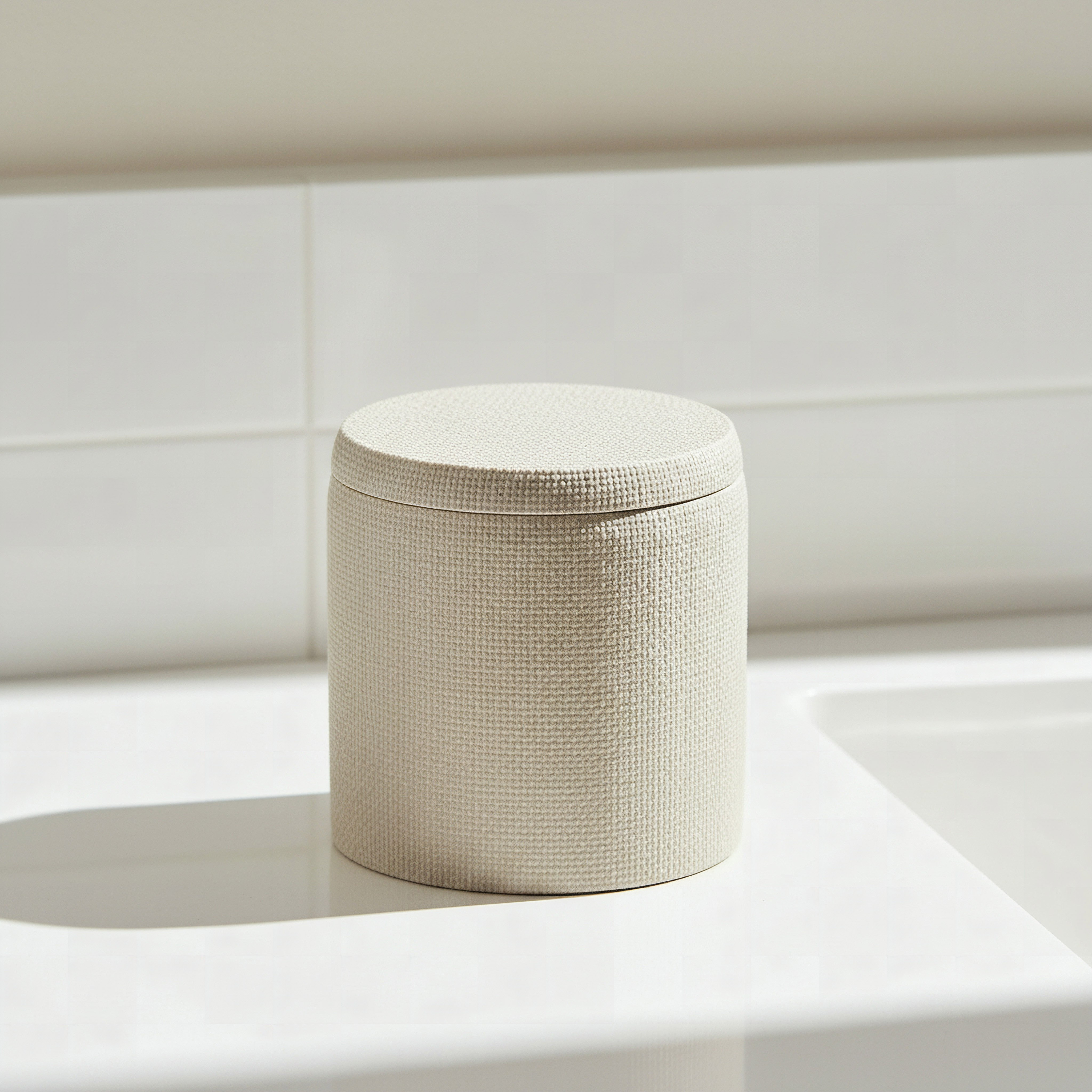 جرّة قطن راتنج من ساتن-hbxhomeware-bathandlaundry-tissueboxesandcottonjars-image-1