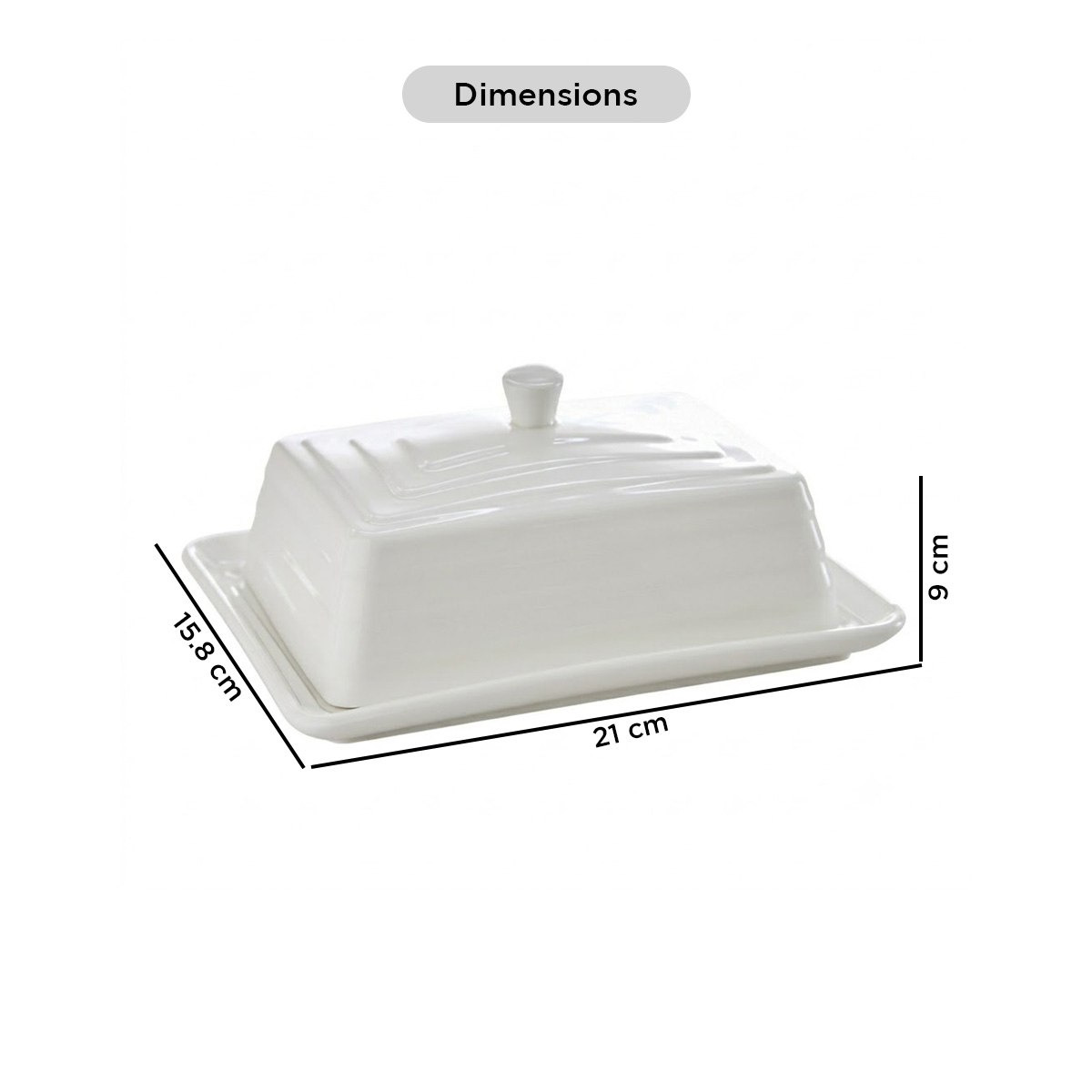 صحن زبدة من سوبريم - 21x15.8x9 سم-hbxdecorandfurnishings-tabletop-serveware-image-9