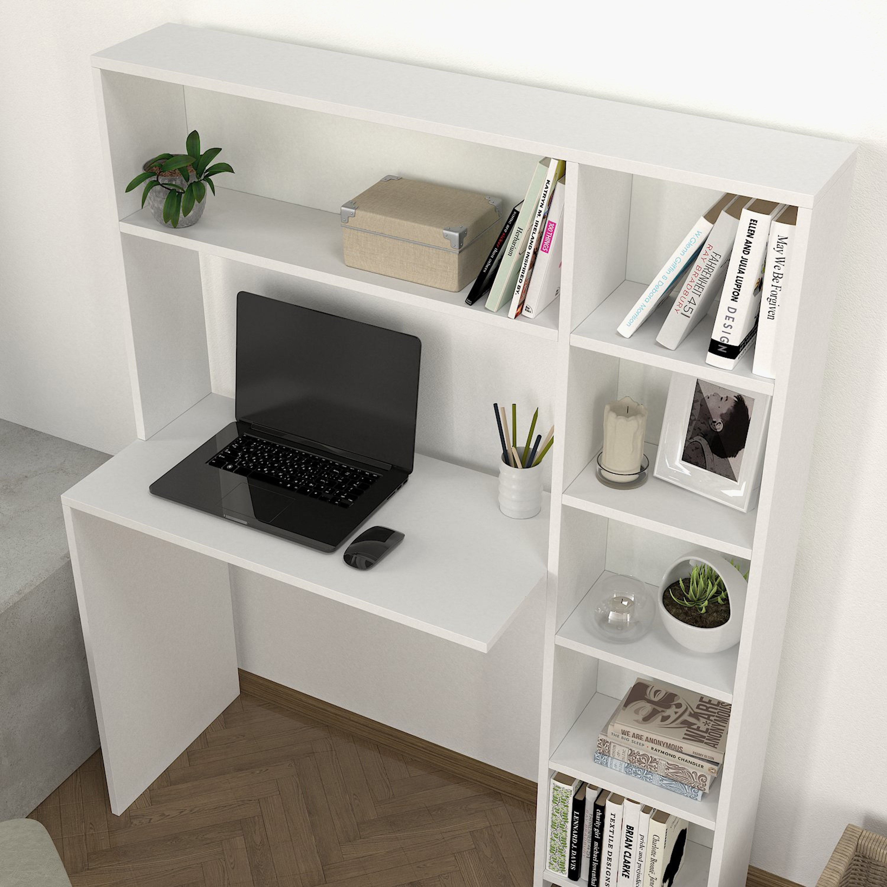 مكتب دراسة بخزانة وخزانة كتب من مودوليكس كارينا-hbxfurniture-office-desks-image-3