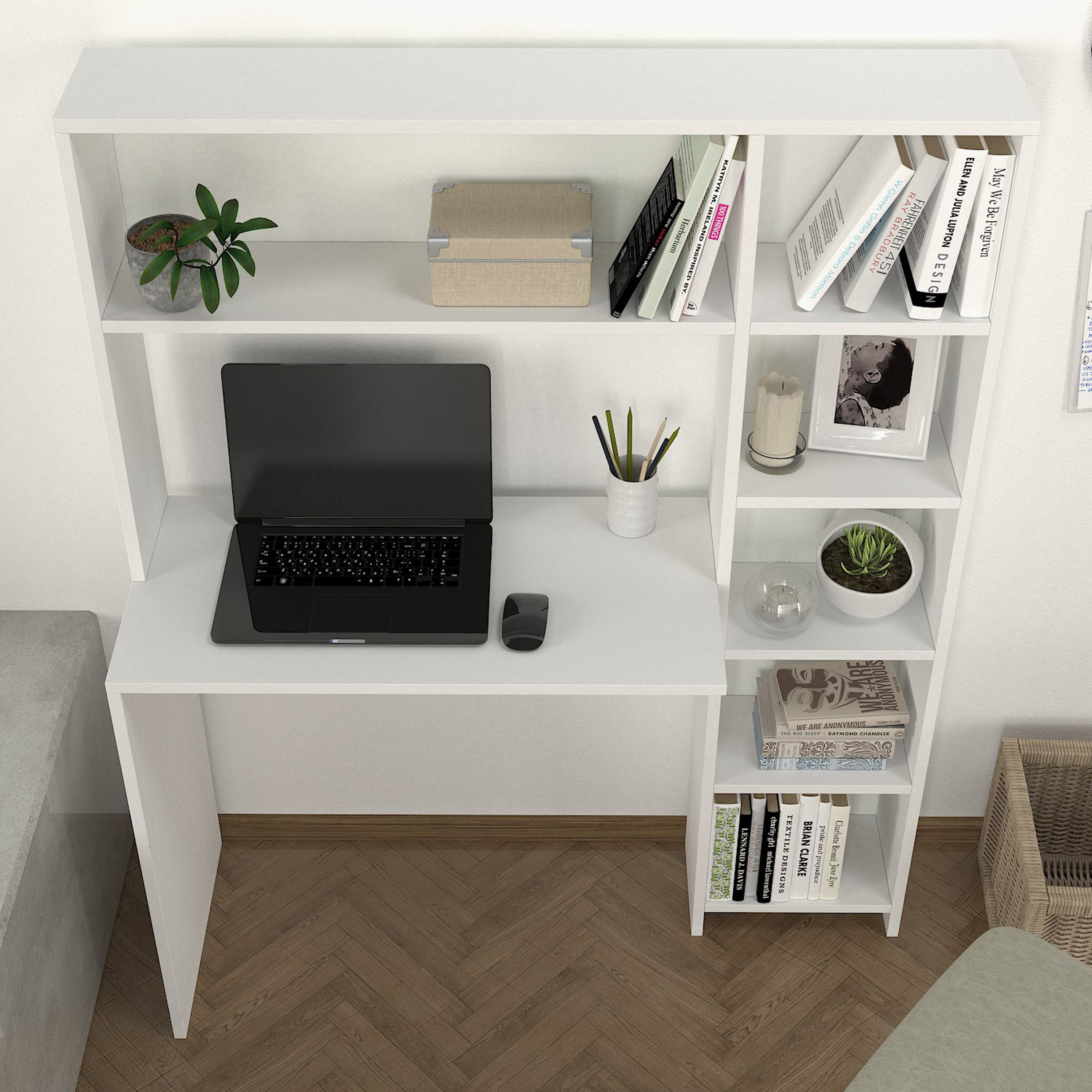 مكتب دراسة بخزانة وخزانة كتب من مودوليكس كارينا-hbxfurniture-office-desks-image-4